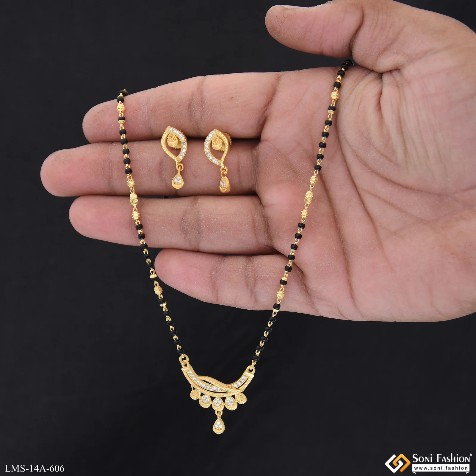 Casual Design Gold Plated Mangalsutra for Women - Style A606 - Image 2