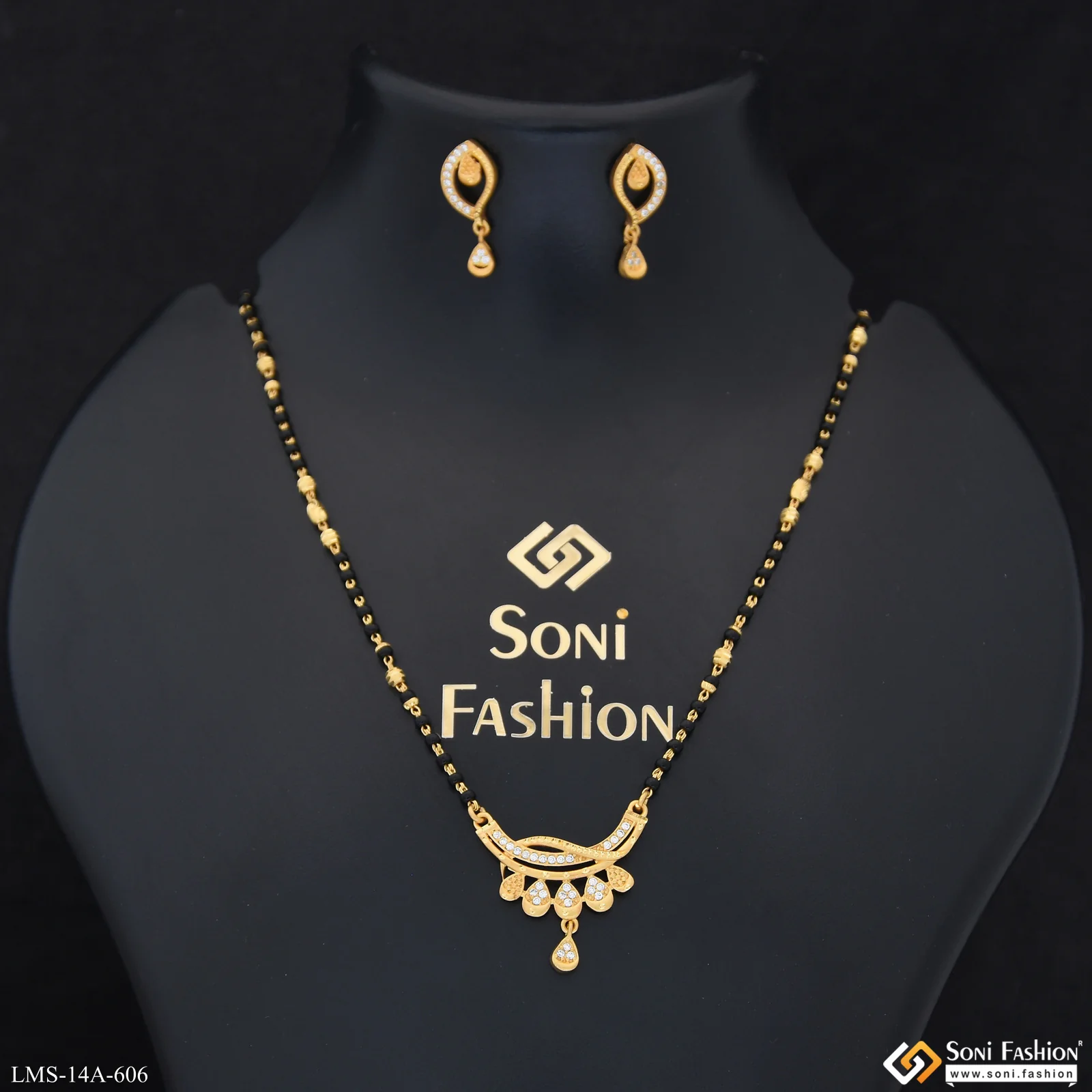 Casual Design Gold Plated Mangalsutra for Women - Style A606 - Image 5