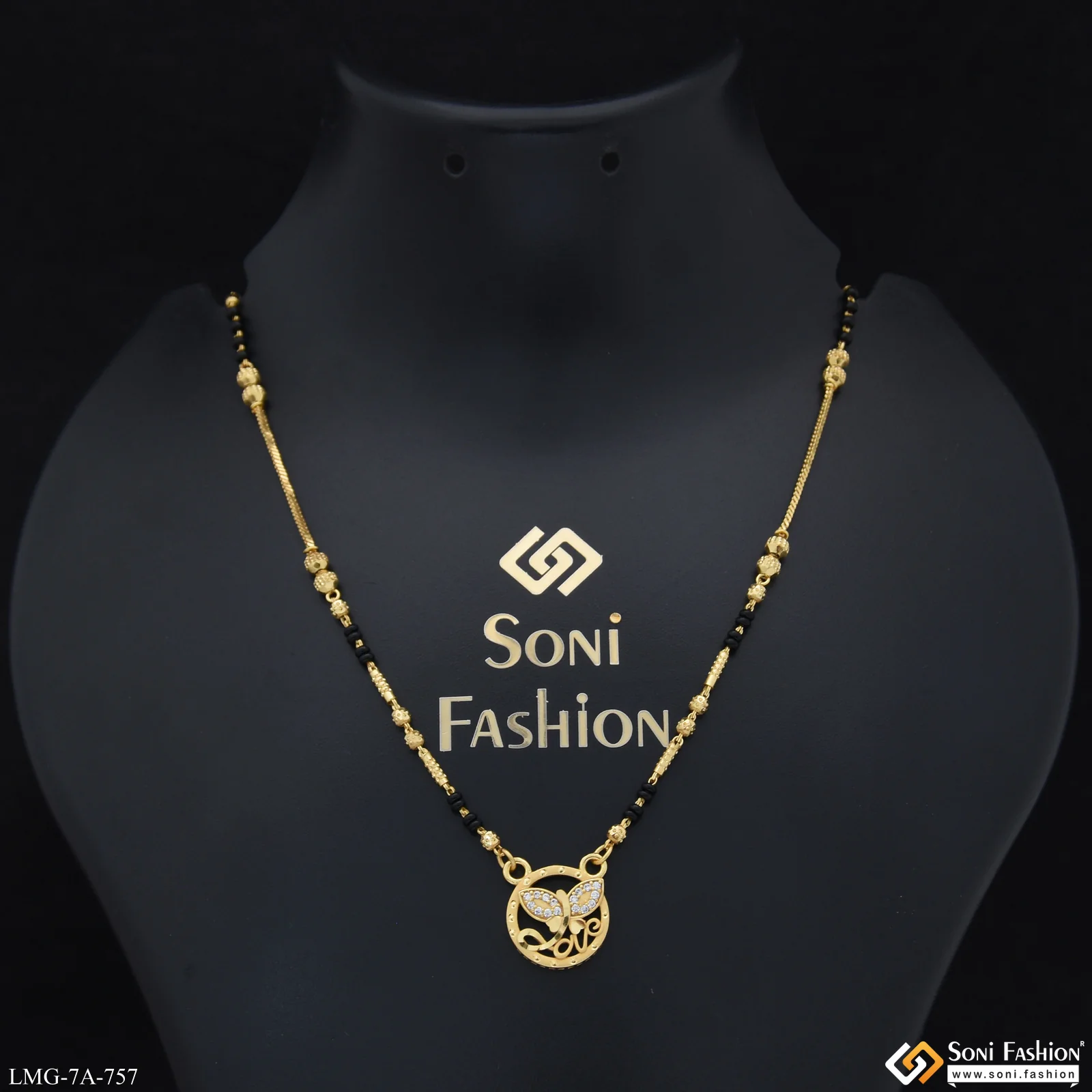 Casual Design Gold Plated Mangalsutra for Women - Style A757