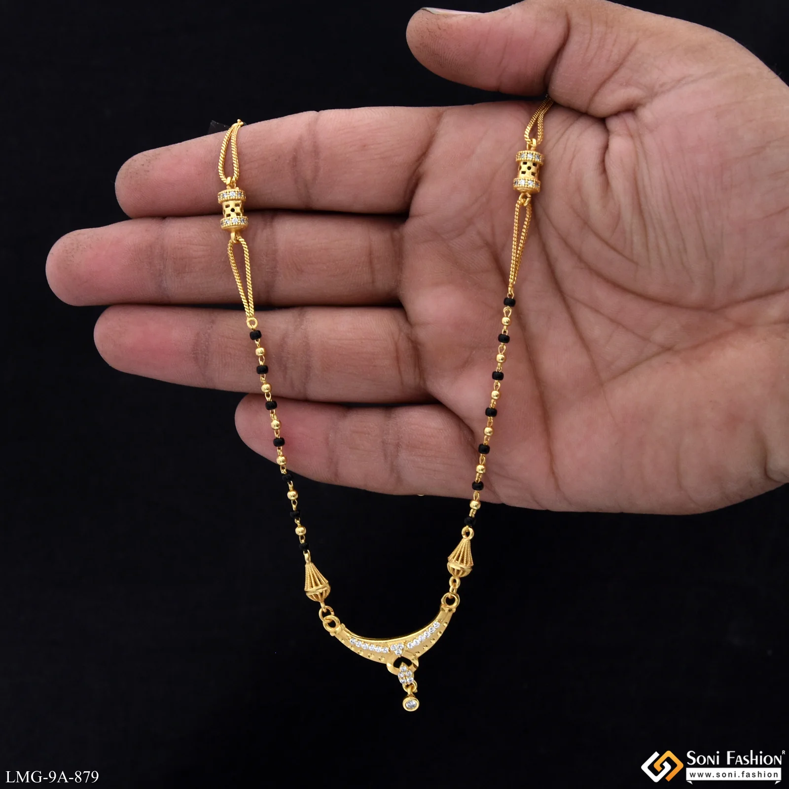 Casual Design Gold Plated Mangalsutra for Women - Style A879 - Image 2
