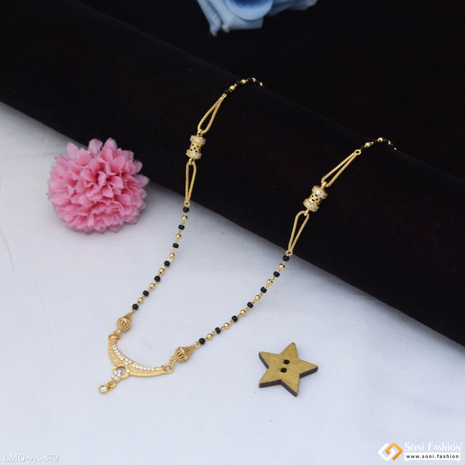 Casual Design Gold Plated Mangalsutra for Women - Style A879 - Image 3
