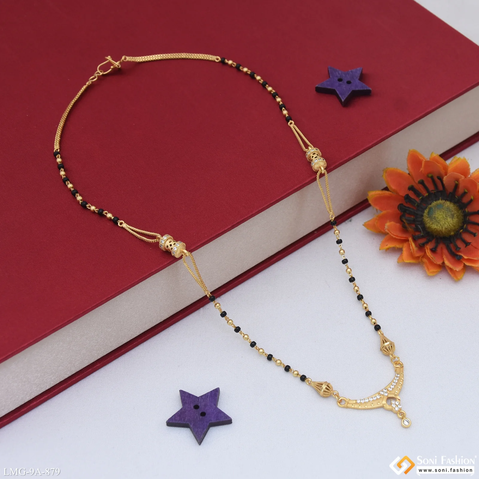Casual Design Gold Plated Mangalsutra for Women - Style A879 - Image 4