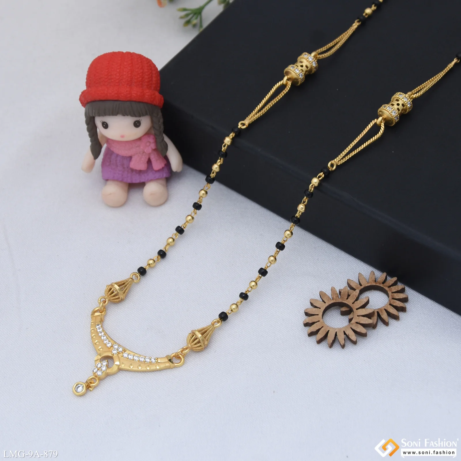 Casual Design Gold Plated Mangalsutra for Women - Style A879 - Image 5
