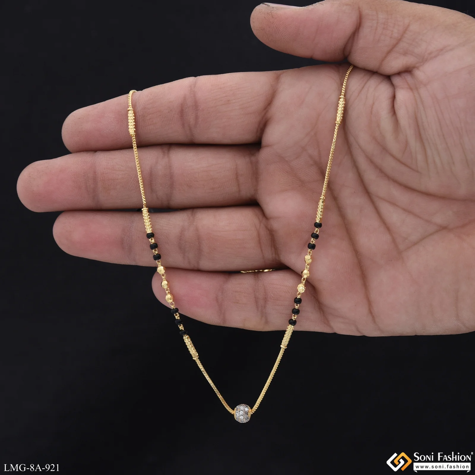 Casual Design Gold Plated Mangalsutra for Women - Style A921 - Image 2