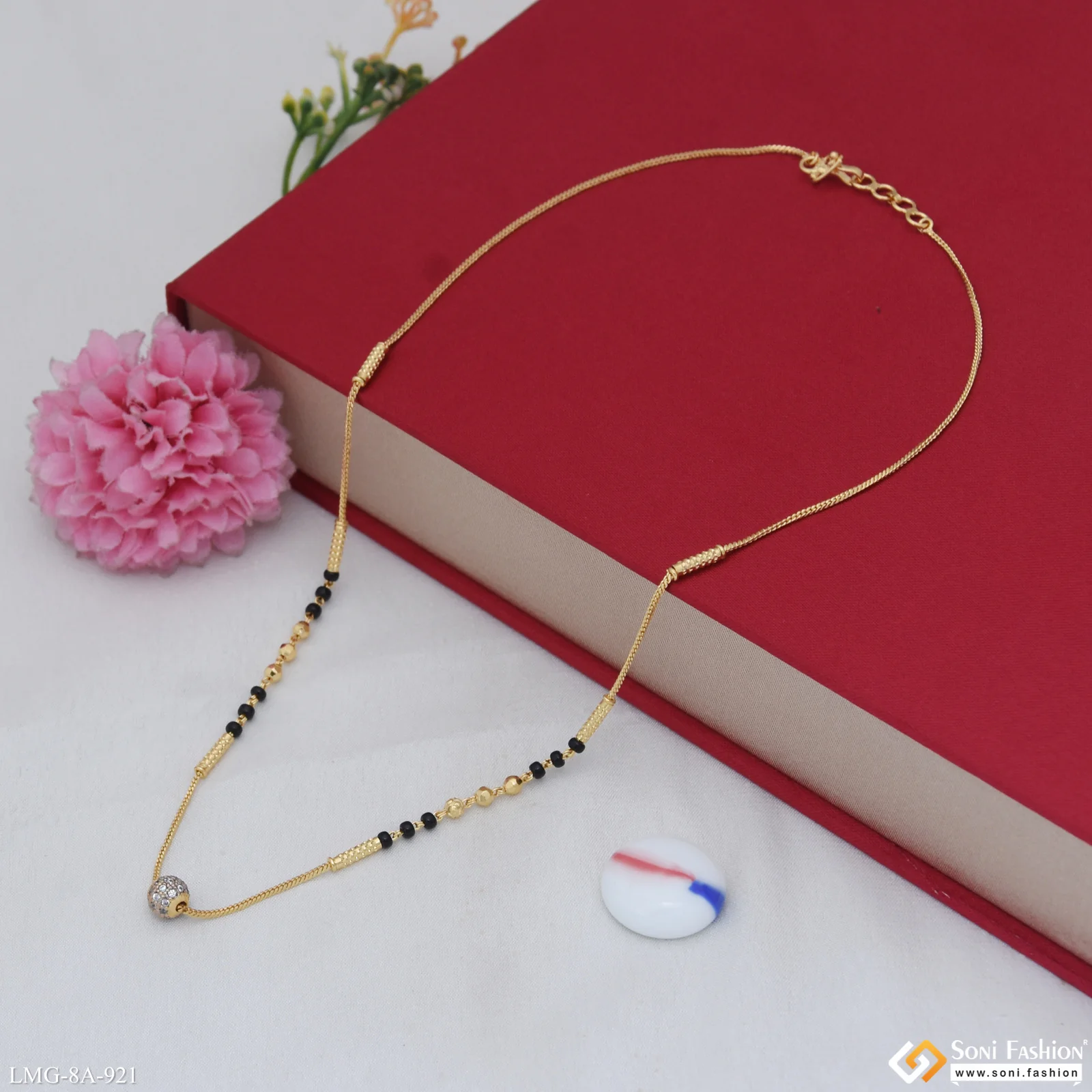 Casual Design Gold Plated Mangalsutra for Women - Style A921 - Image 4