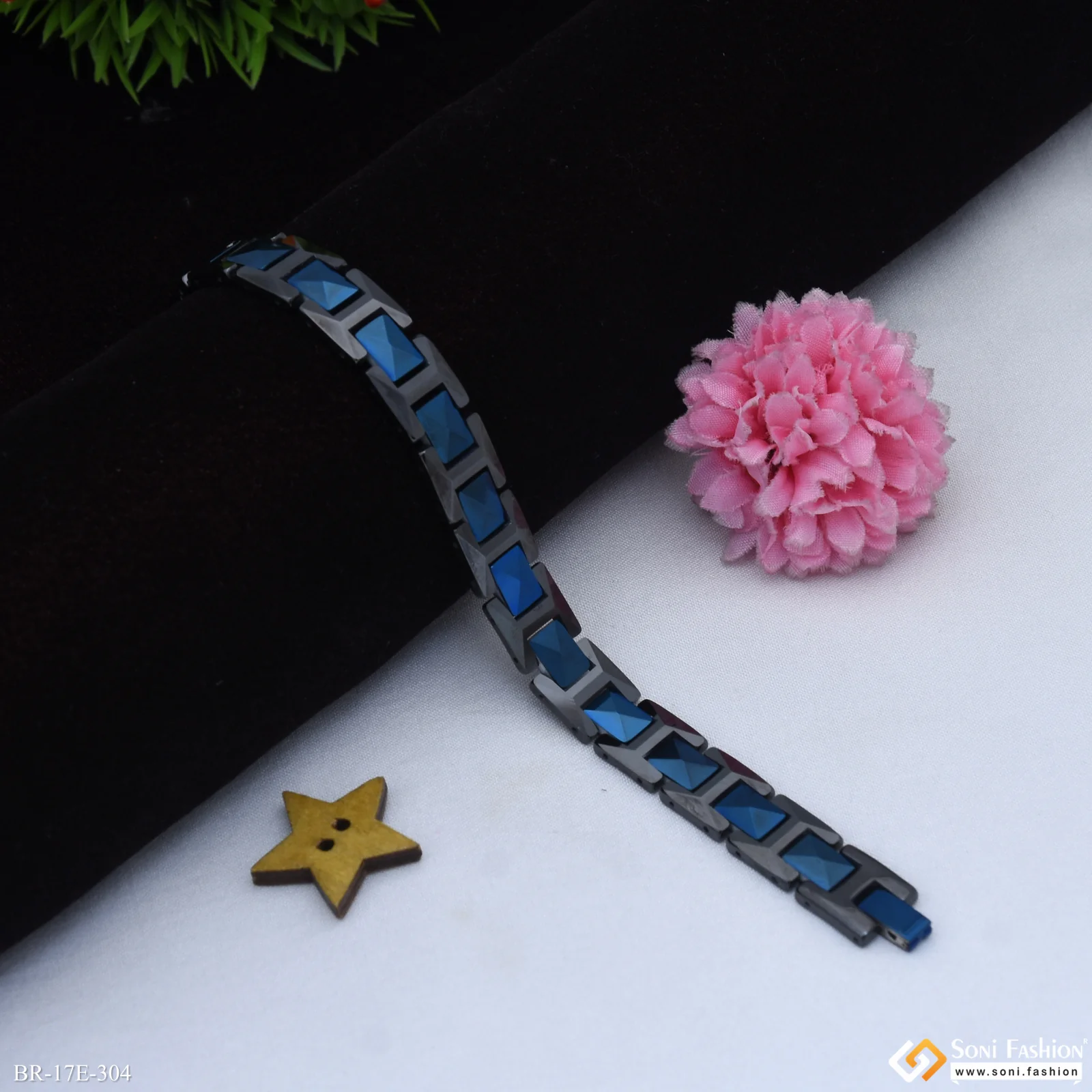 Ceramic Fashionable Design Bracelet for Men - Style E304 - Image 4