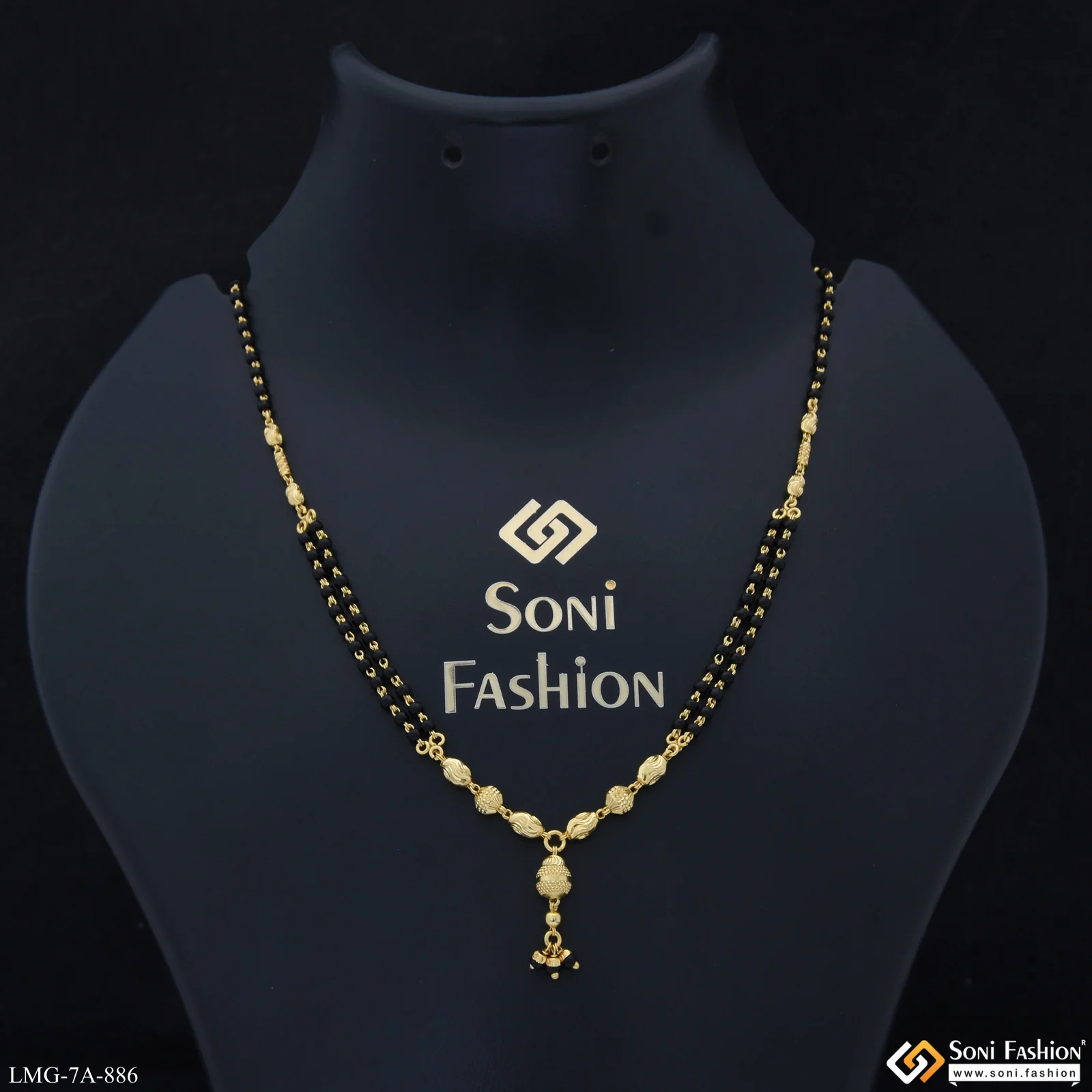Charming Design Gold Plated Mangalsutra for Women - Style A886