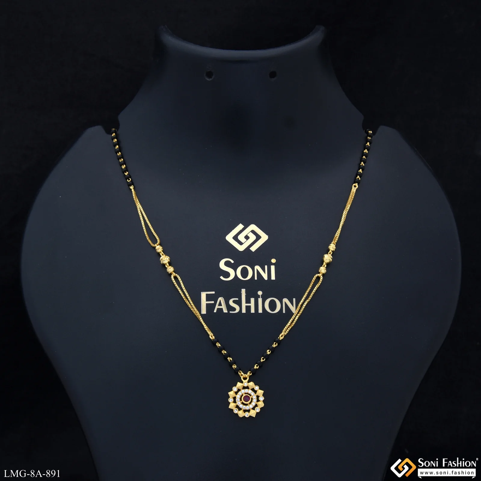 Chic Design Gold Plated Mangalsutra for Women - Style A891