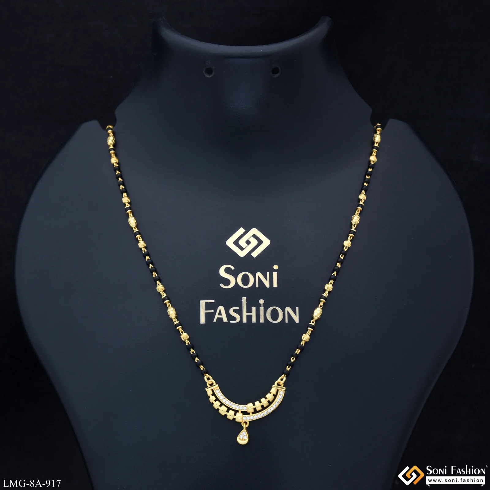 Chic Design Gold Plated Mangalsutra for Women - Style A917