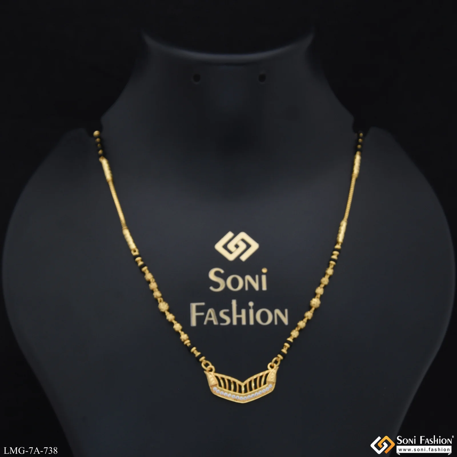 Classic Design Gold Plated Mangalsutra for Women - Style A738
