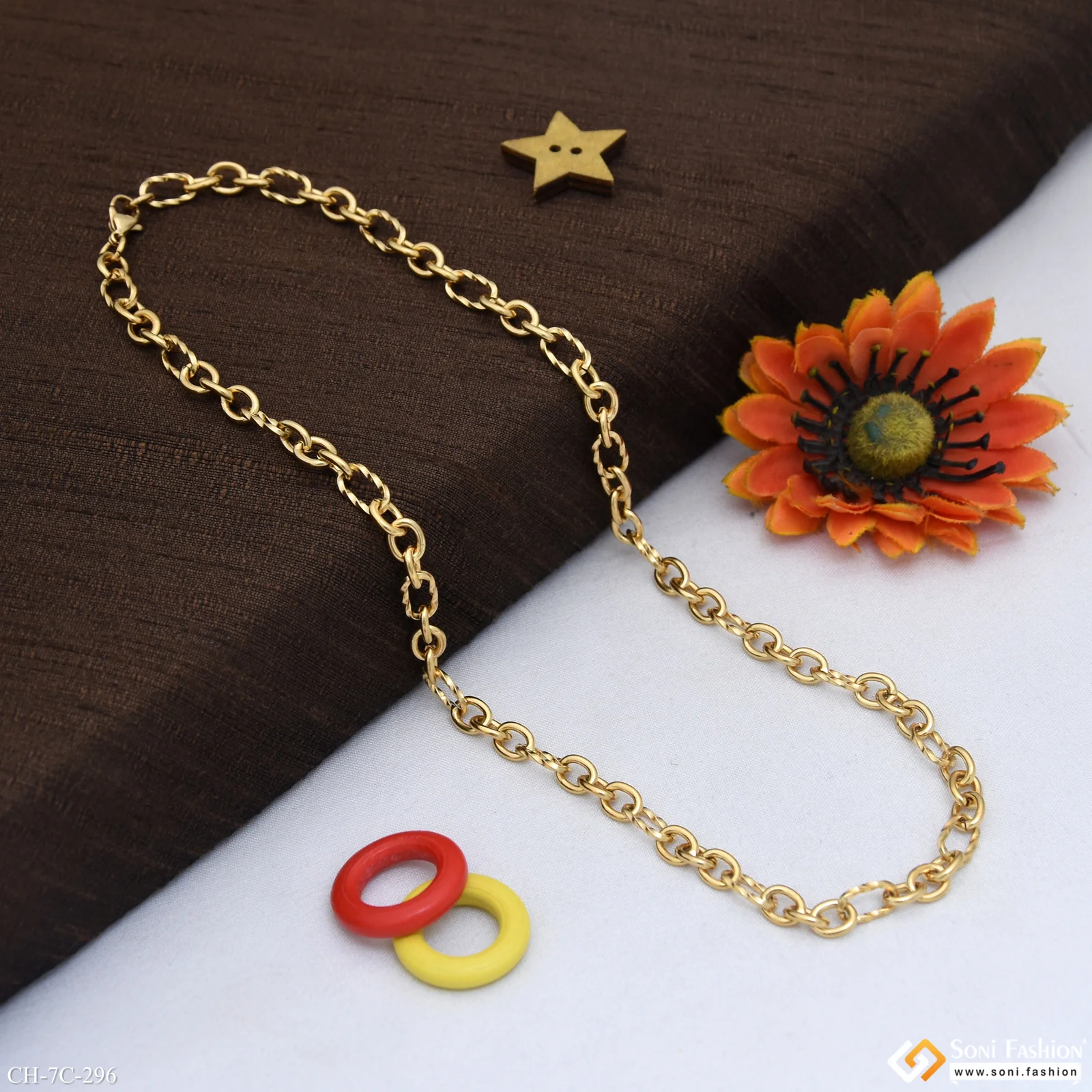 Classic Design Superior Quality Finely Detailed Design Chain for Men - Style C296 - Image 6