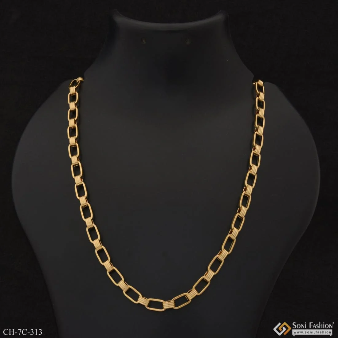 Cool Design Superior Quality Dainty Design Best Quality Chain for Men - Style C313 - Image 2