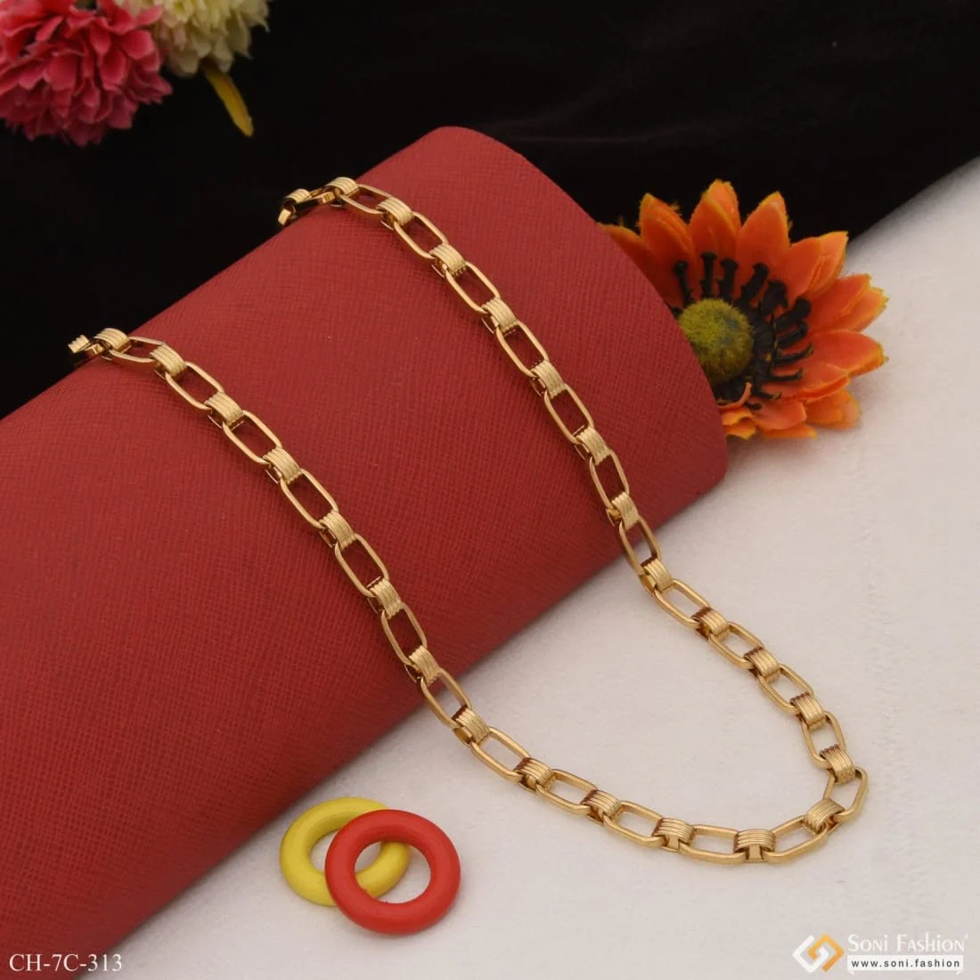 Cool Design Superior Quality Dainty Design Best Quality Chain for Men - Style C313 - Image 4