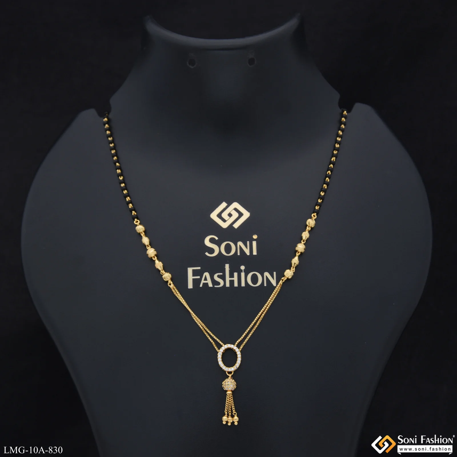 Decorative Design Gold Plated Mangalsutra for Women - Style A830