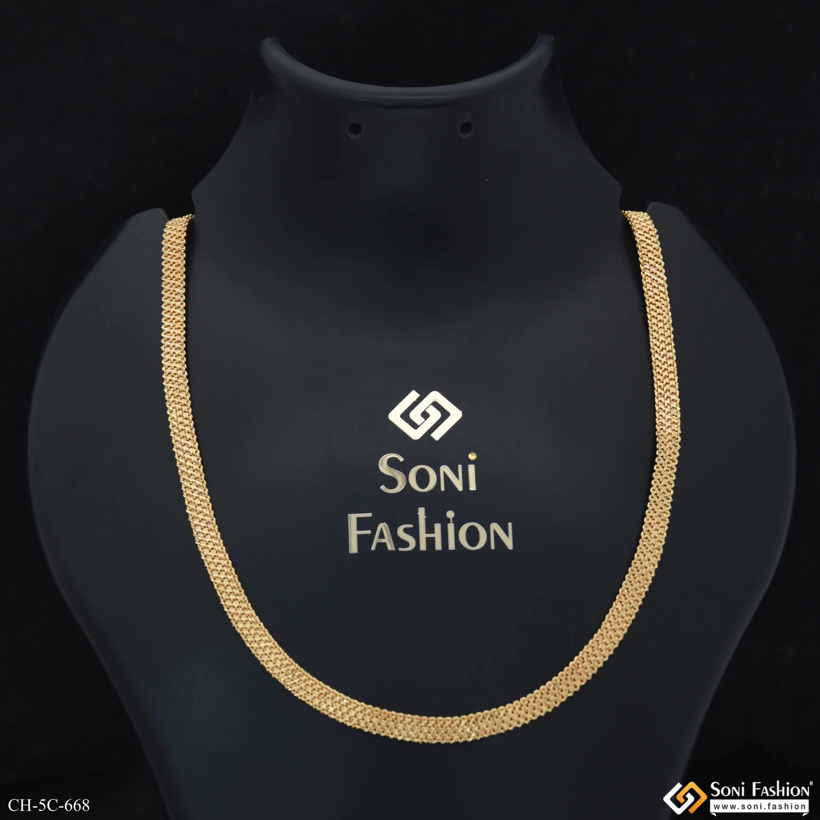 Delicate Design Best Quality Elegant Design Gold Plated Chain for Men - Style C668 - Image 5
