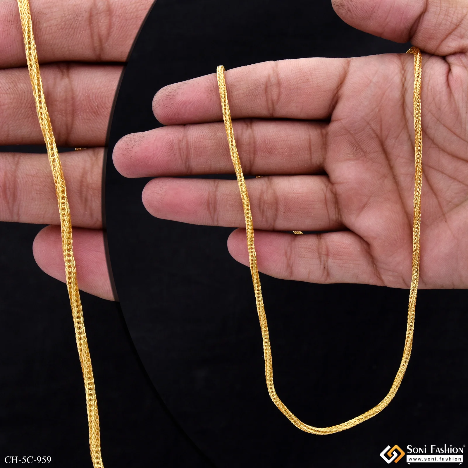 Delicate Design Expensive-looking Design High-quality Chain For Men - Style C959 - Image 3