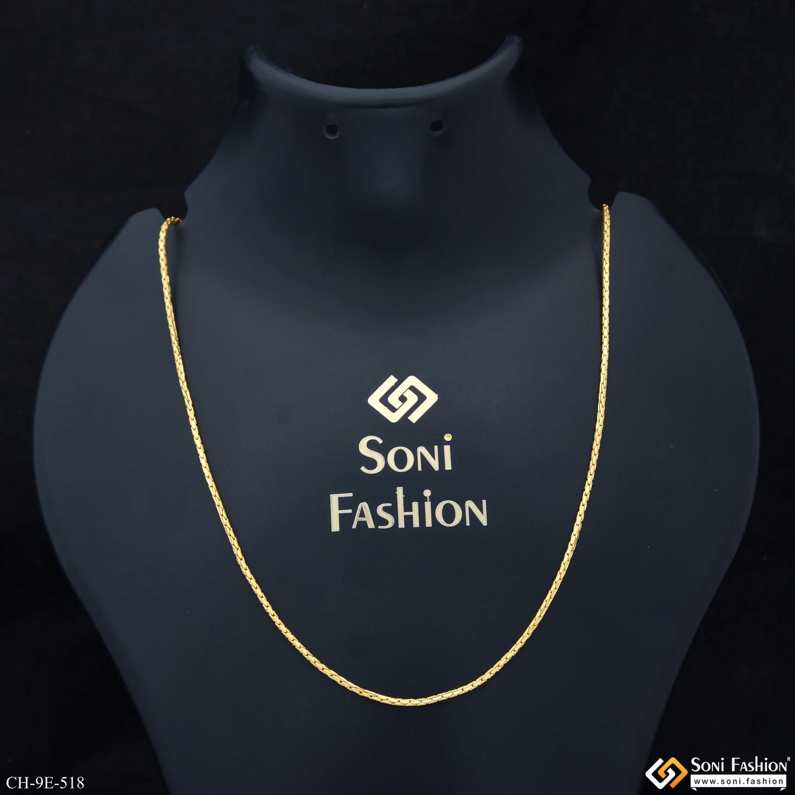 Excellent Design Gold Plated Chain for Men - Style E518