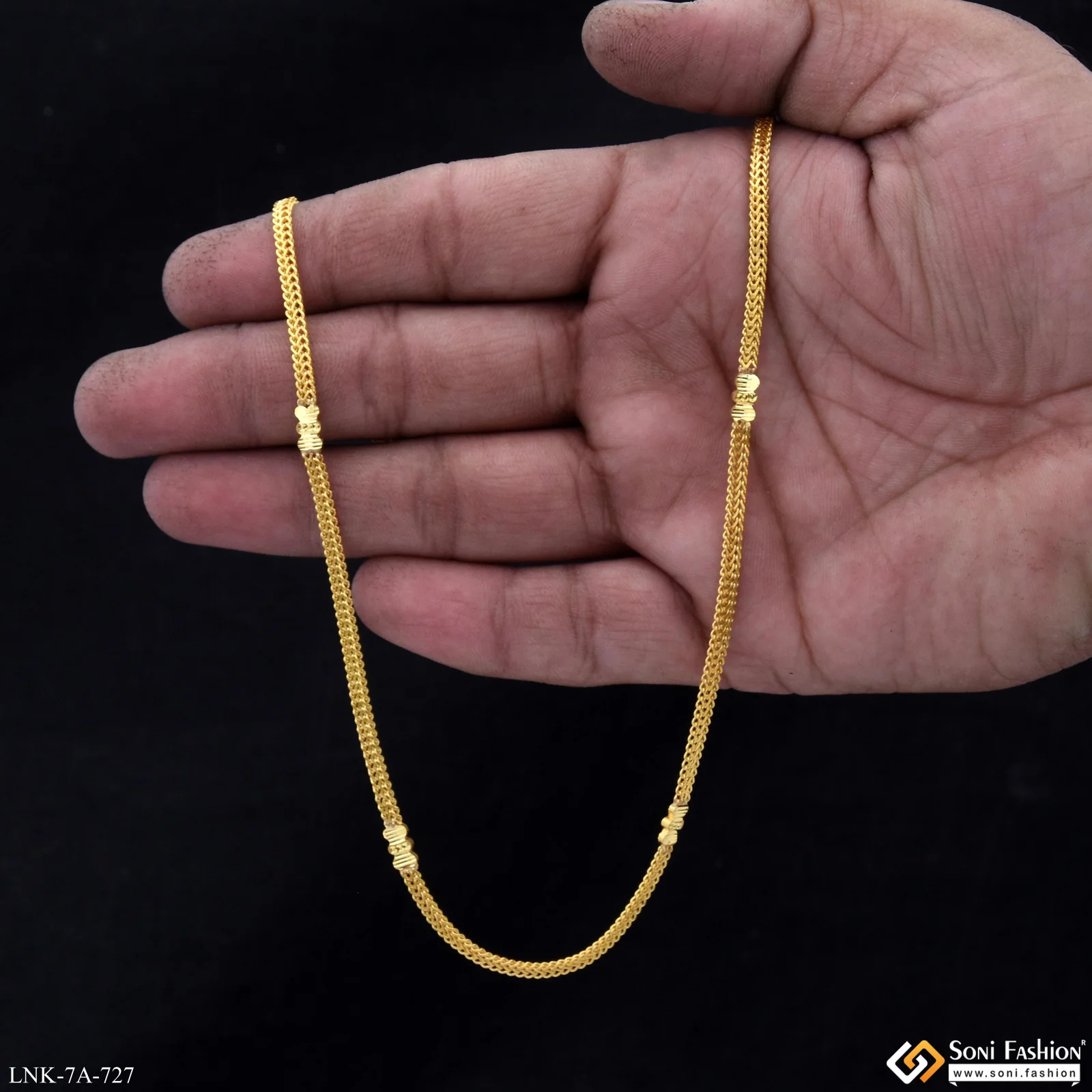 Exclusive Design Gold Plated Chain for Ladies - Style A727 - Image 6