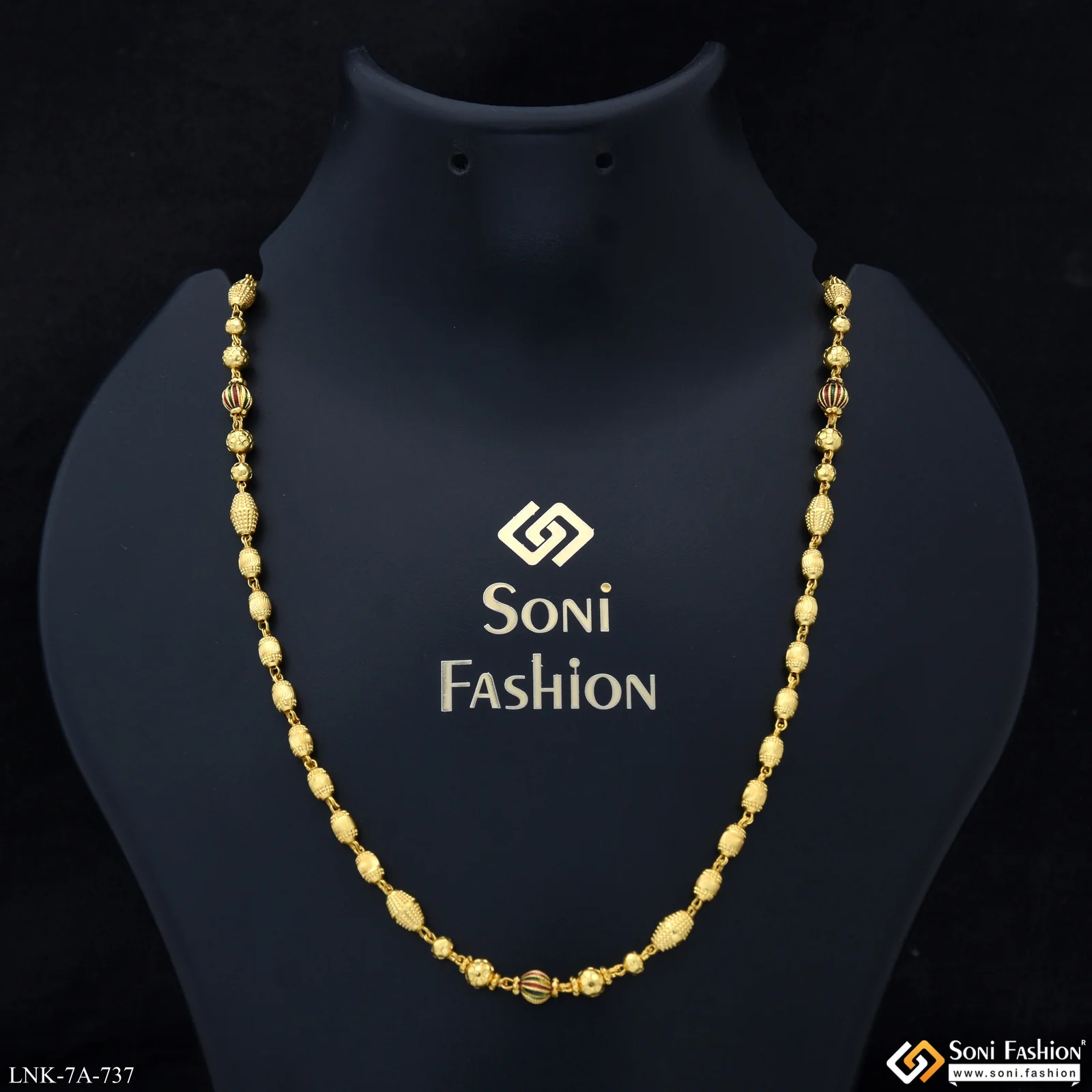 Exclusive Design Gold Plated Mala for Women - Style A737