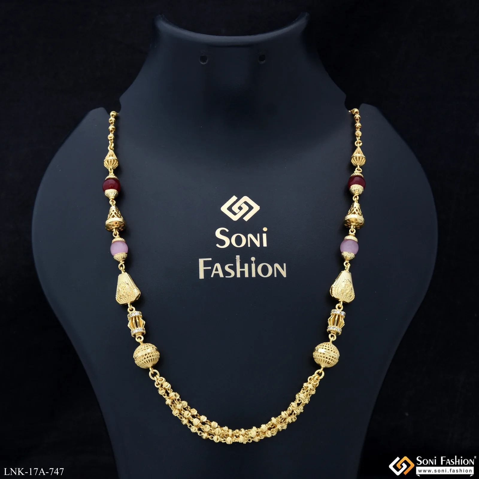 Exclusive Design Gold Plated Mala for Women - Style A747