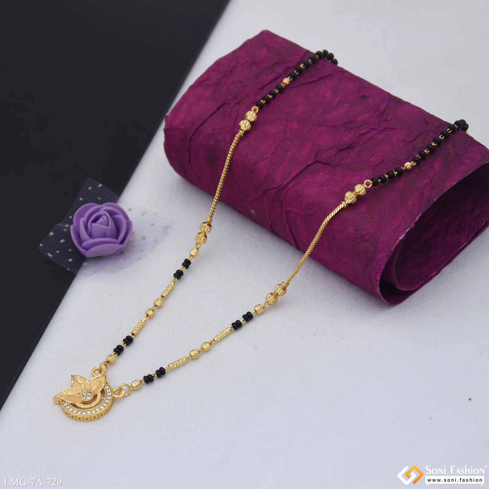 Exclusive Design Gold Plated Mangalsutra for Women - Style A729 - Image 5
