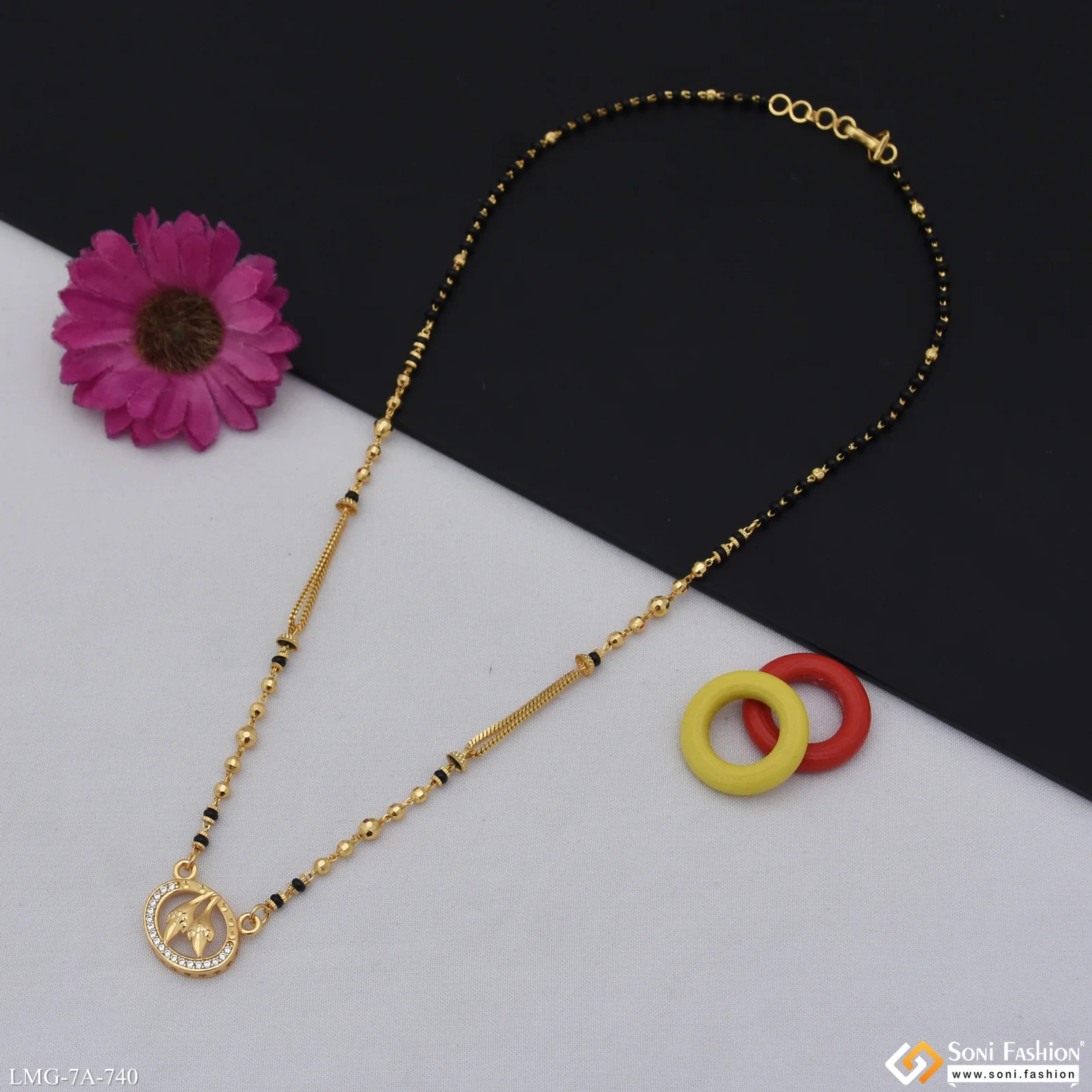 Exclusive Design Gold Plated Mangalsutra for Women - Style A740 - Image 3