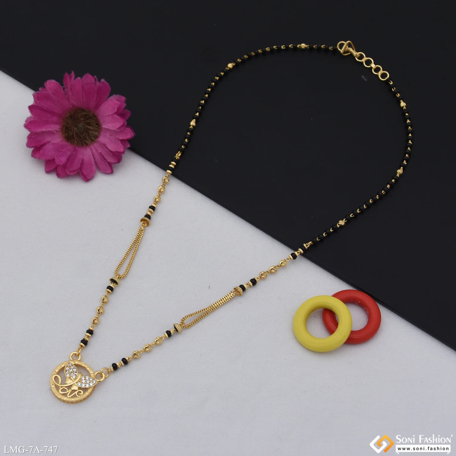 Exclusive Design Gold Plated Mangalsutra for Women - Style A747 - Image 3