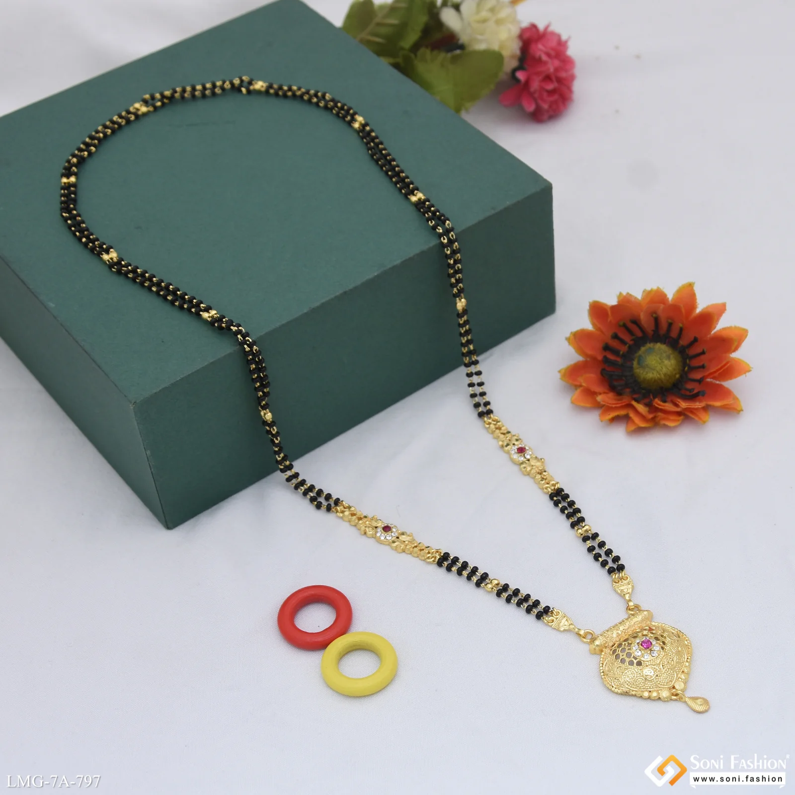 Exclusive Design Gold Plated Mangalsutra for Women - Style A797 - Image 4