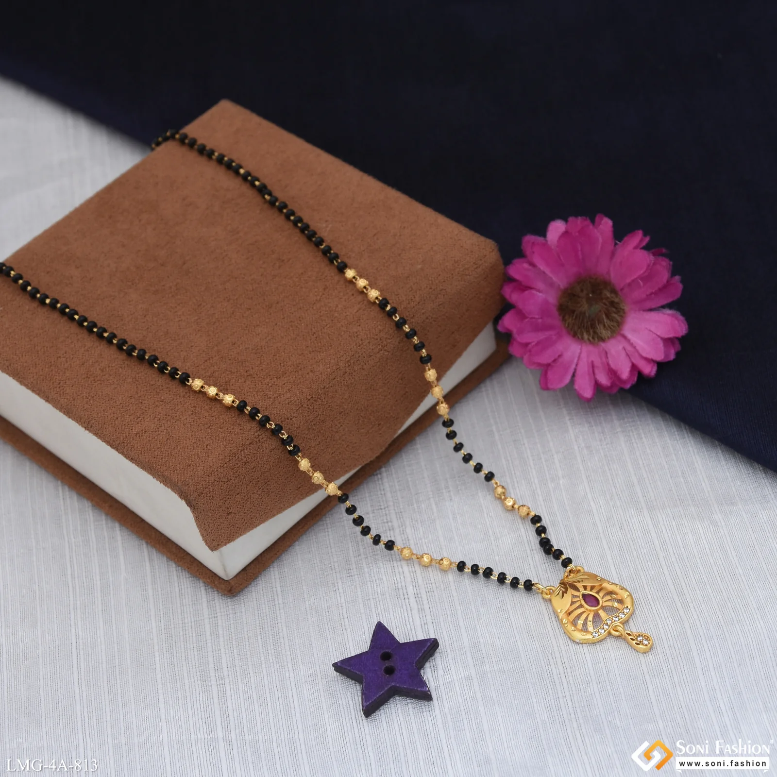 Exclusive Design Gold Plated Mangalsutra for Women - Style A813 - Image 4