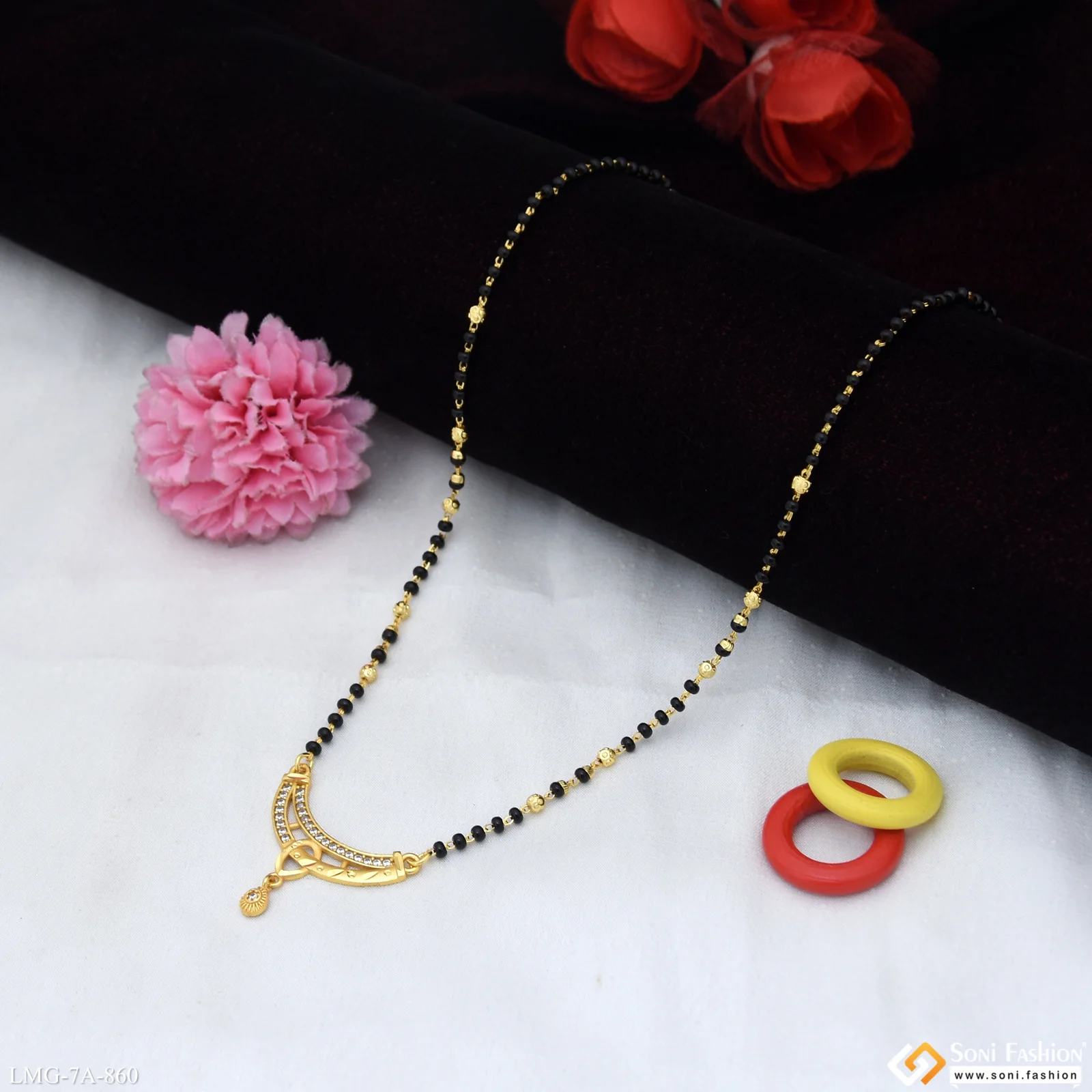 Exclusive Design Gold Plated Mangalsutra for Women - Style A860 - Image 3