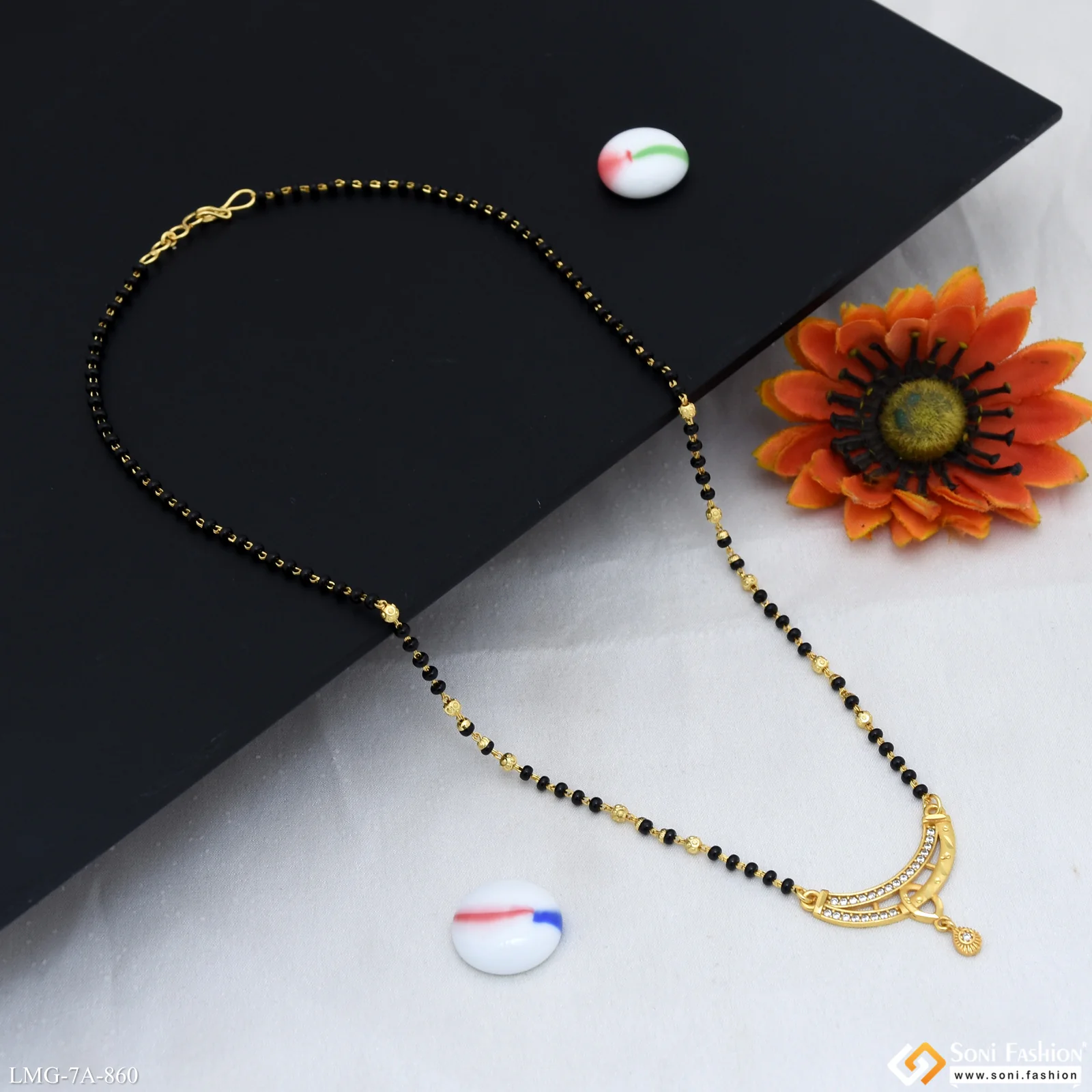 Exclusive Design Gold Plated Mangalsutra for Women - Style A860 - Image 4