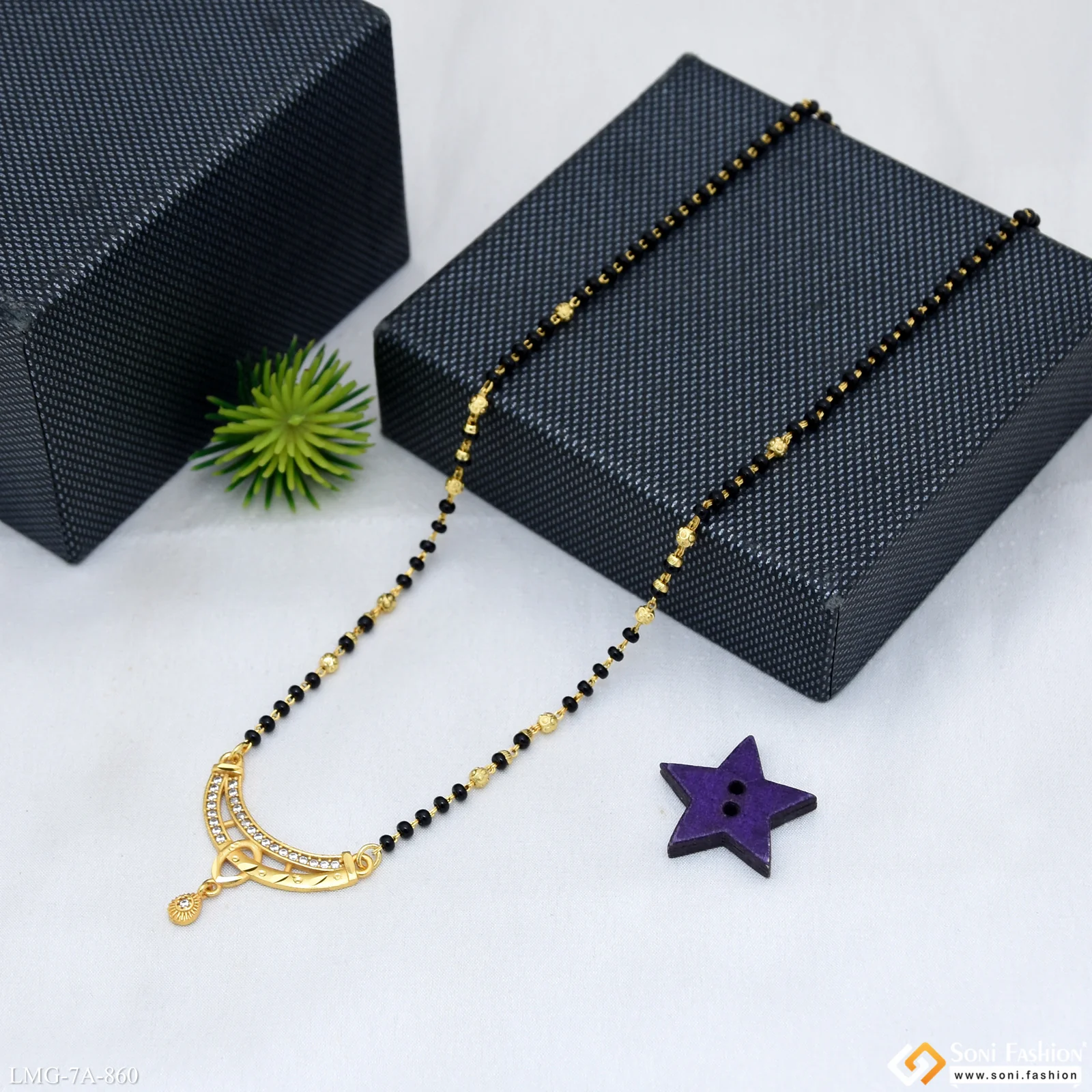 Exclusive Design Gold Plated Mangalsutra for Women - Style A860 - Image 5