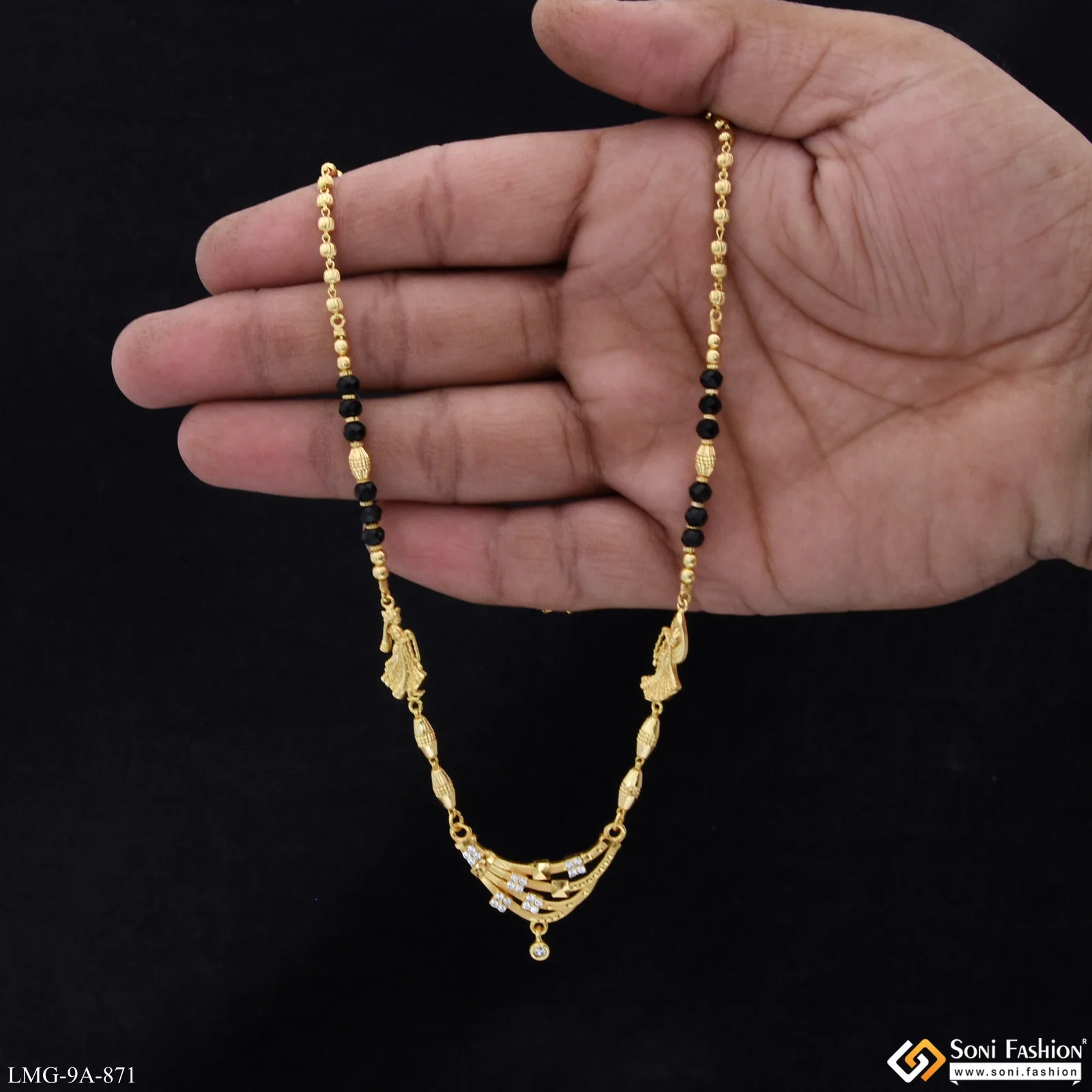 Exclusive Design Gold Plated Mangalsutra for Women - Style A871 - Image 2