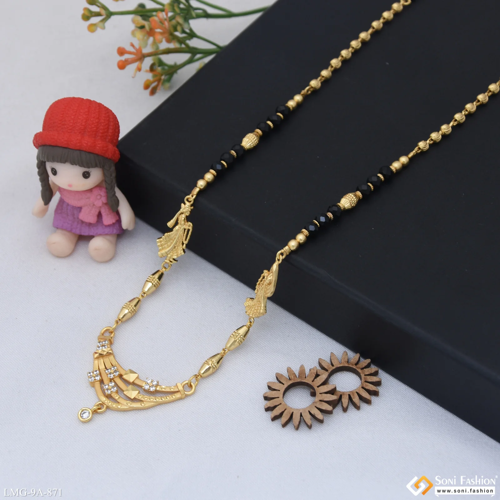Exclusive Design Gold Plated Mangalsutra for Women - Style A871 - Image 5