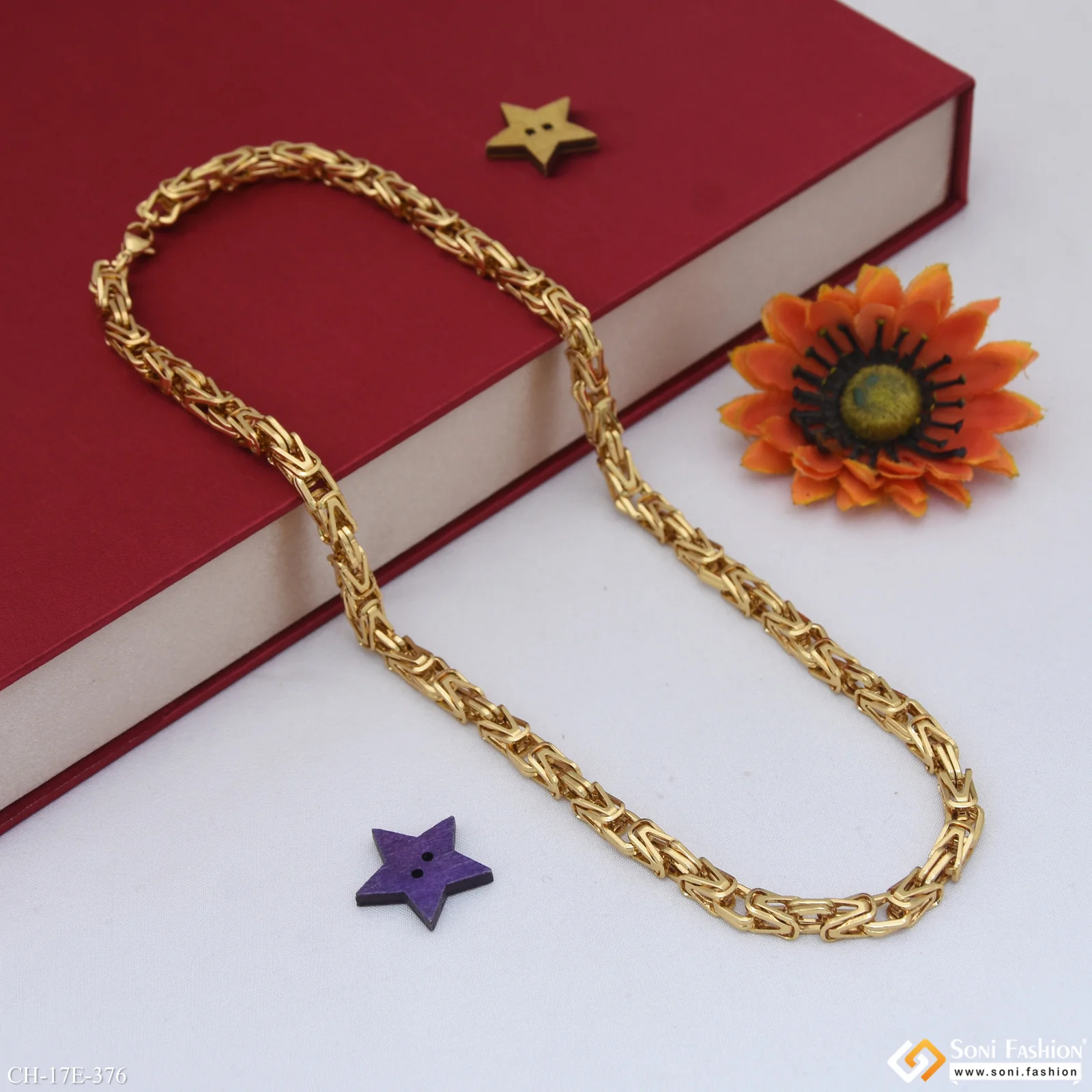 Extraordinary Design Stainless Steel Chain for Men - Style E376 - Image 4