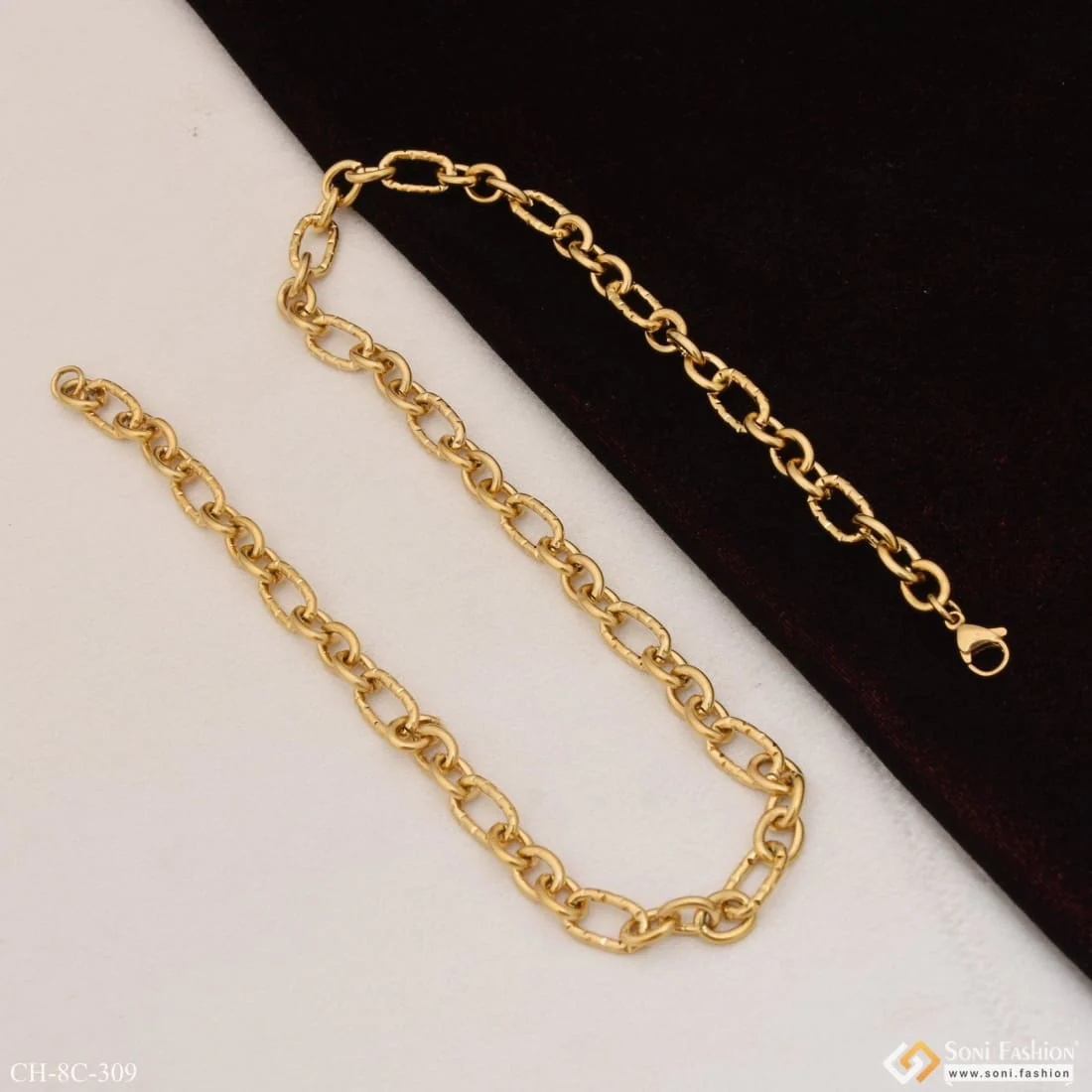Eye-catching Design Fashion-forward Design High-quality Chain For Men - Style C309 - Image 6