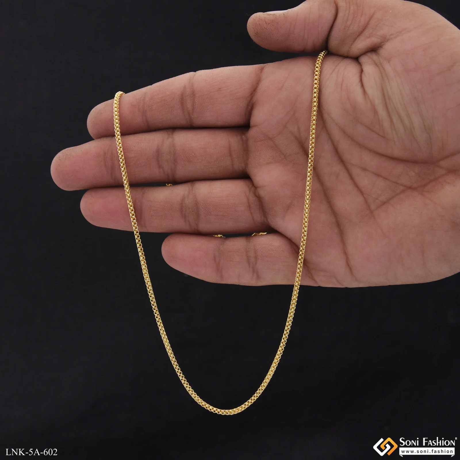 Eye-Catching Design Gold Plated Chain for Ladies - Style A602 - Image 7