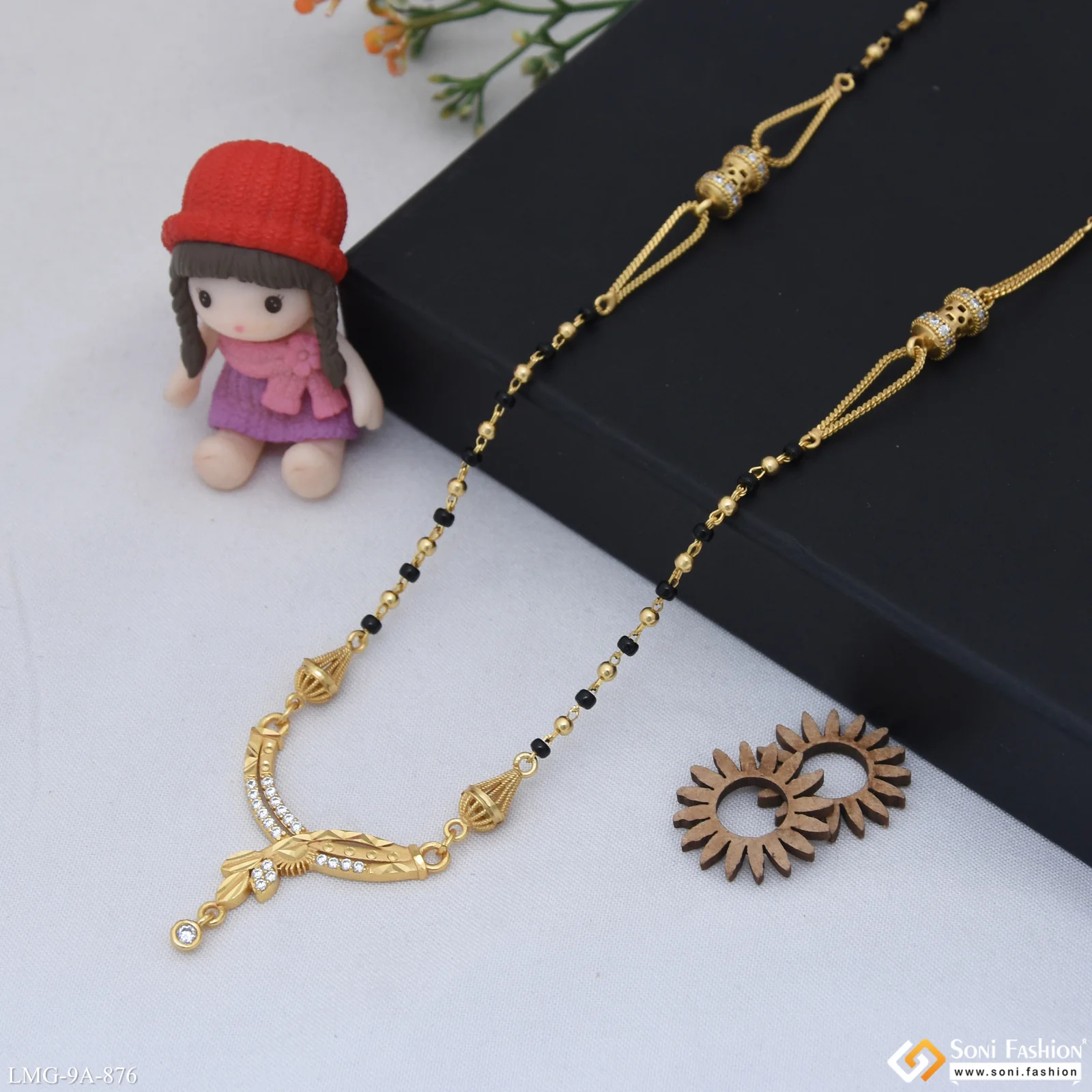 Eye-Catching Design Gold Plated Mangalsutra for Women - Style A876 - Image 5