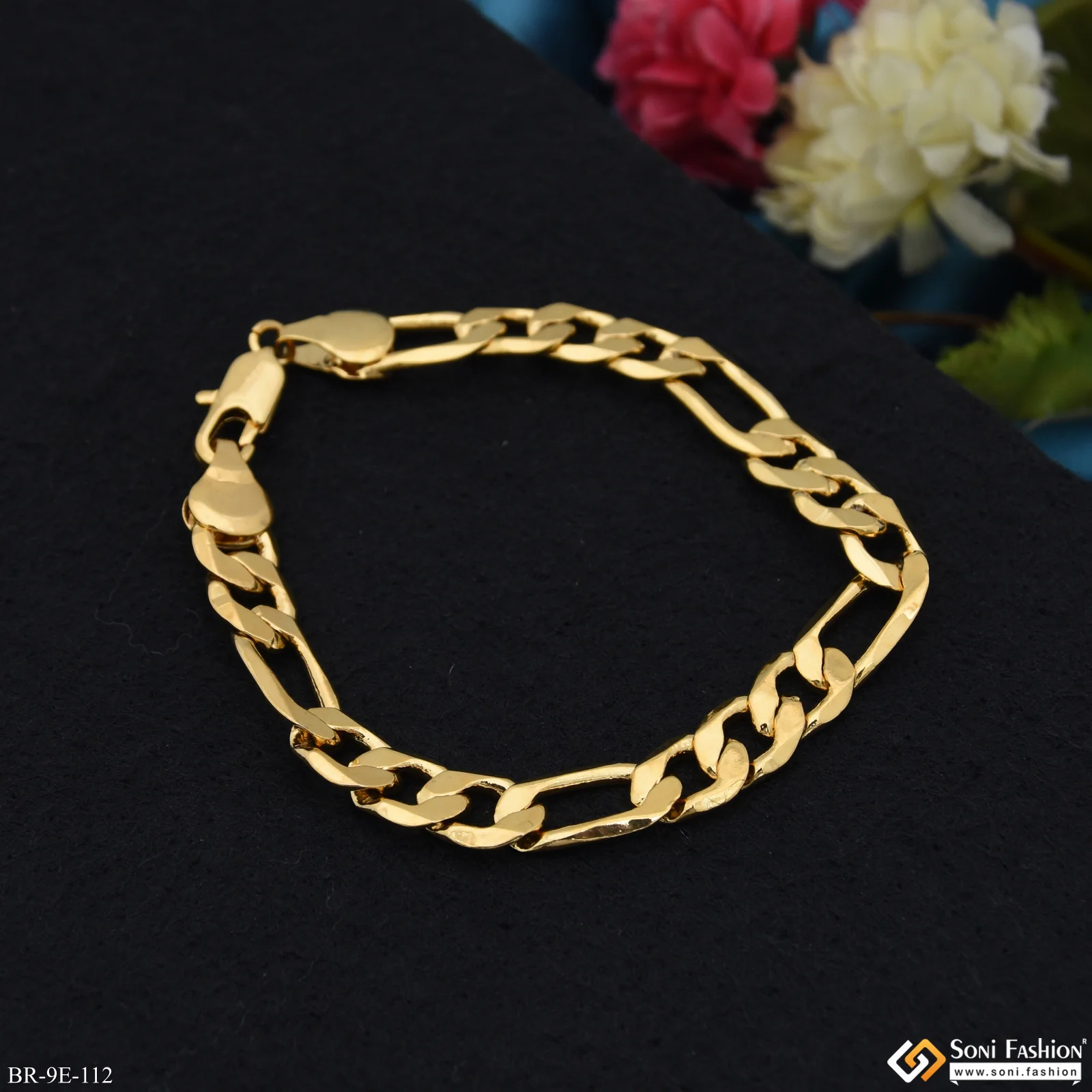 Fabulous Design Stainless Steel Sachin Bracelet for Men - Style E112 - Image 2