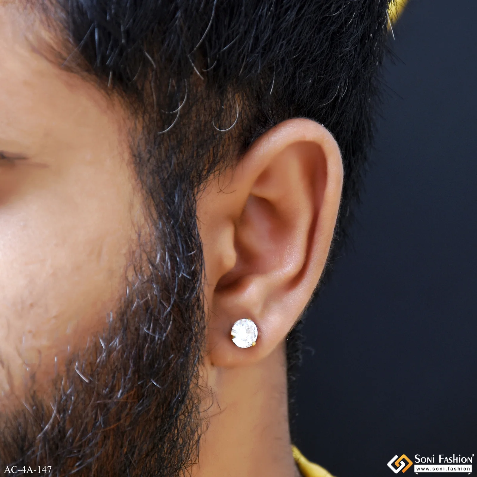 Fabulous Design Stud Earring for Men (2 Pc) - Style A147