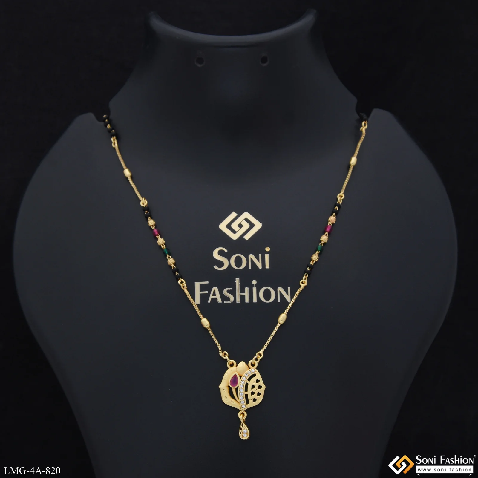 Fashion-Forward Gold Plated Mangalsutra for Women - Style A820