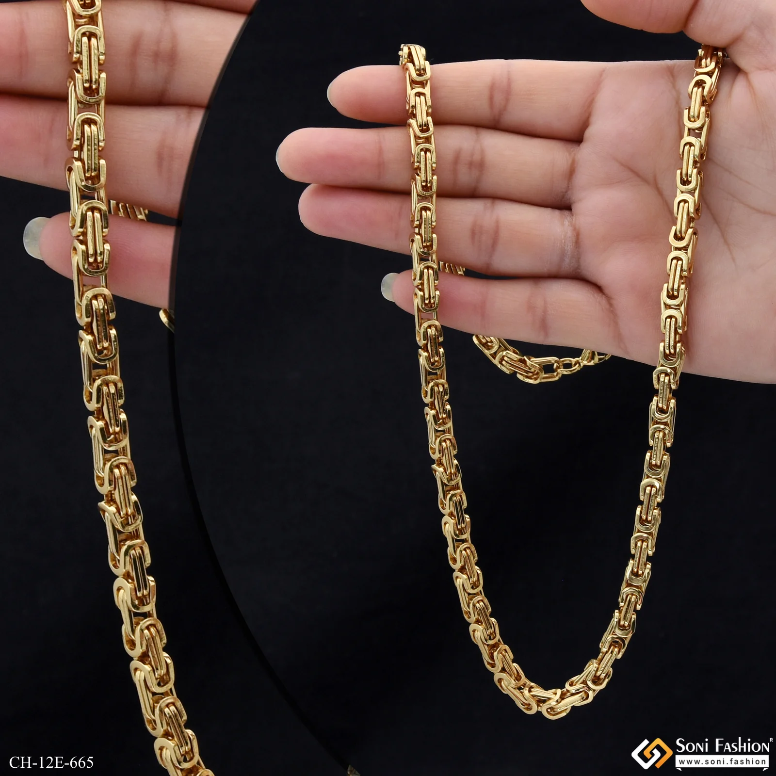 Fashionable Design Stainless Steel Chain for Men - Style E665 - Image 2