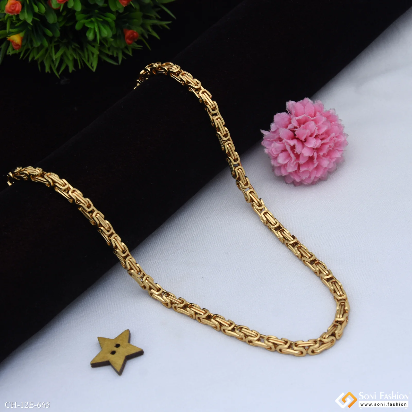 Fashionable Design Stainless Steel Chain for Men - Style E665 - Image 4