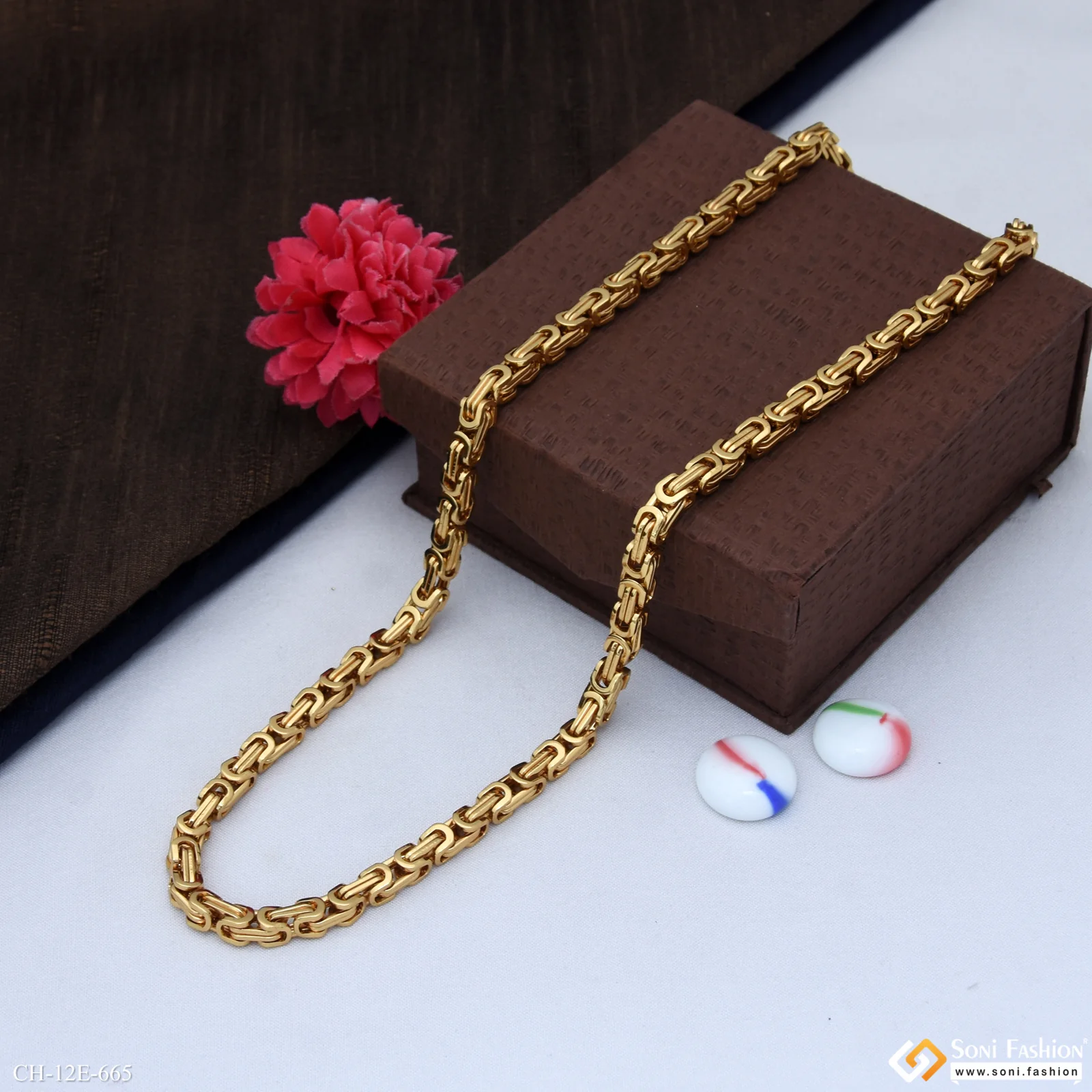 Fashionable Design Stainless Steel Chain for Men - Style E665 - Image 6