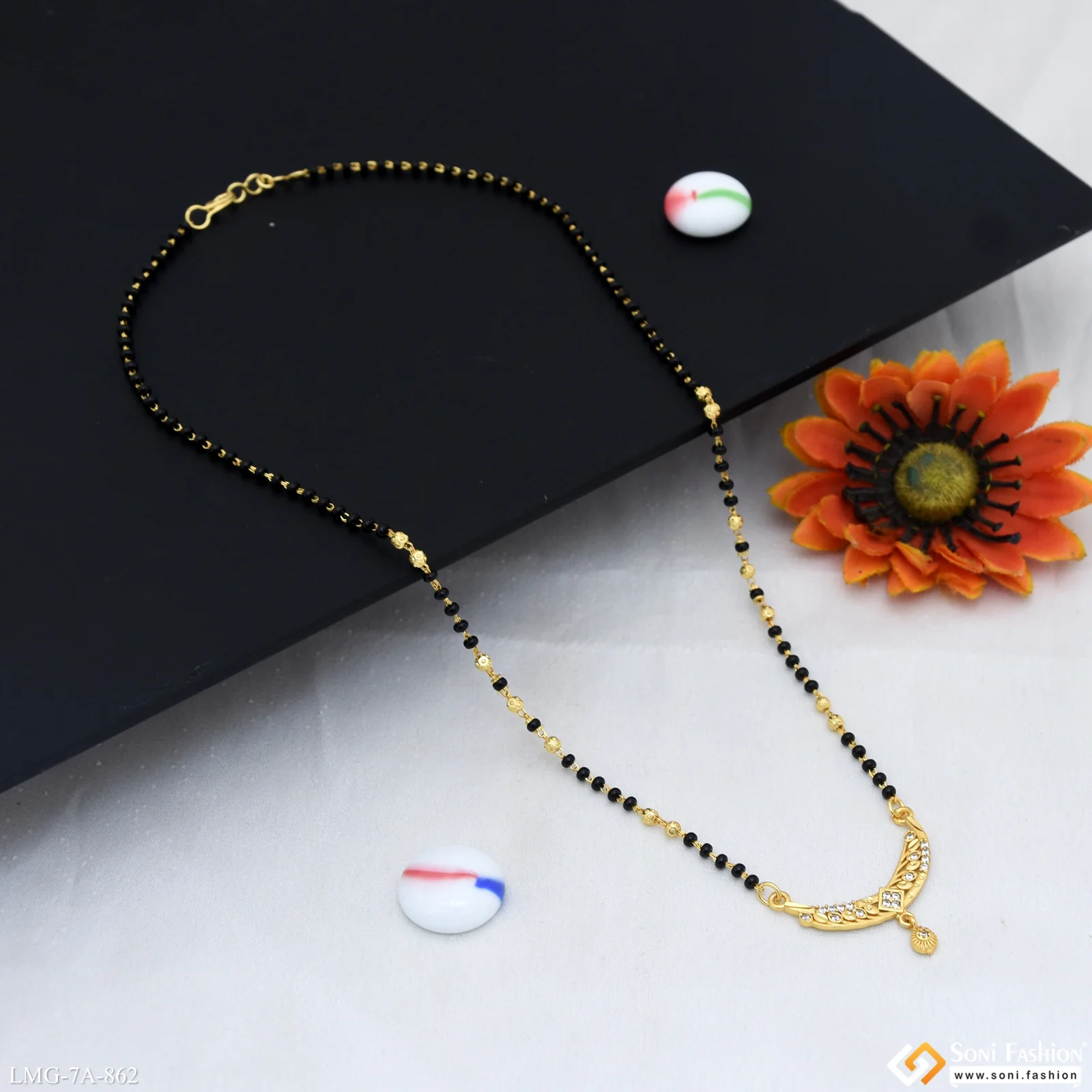 Fashionable Gold Plated Mangalsutra for Women - Style A862 - Image 5