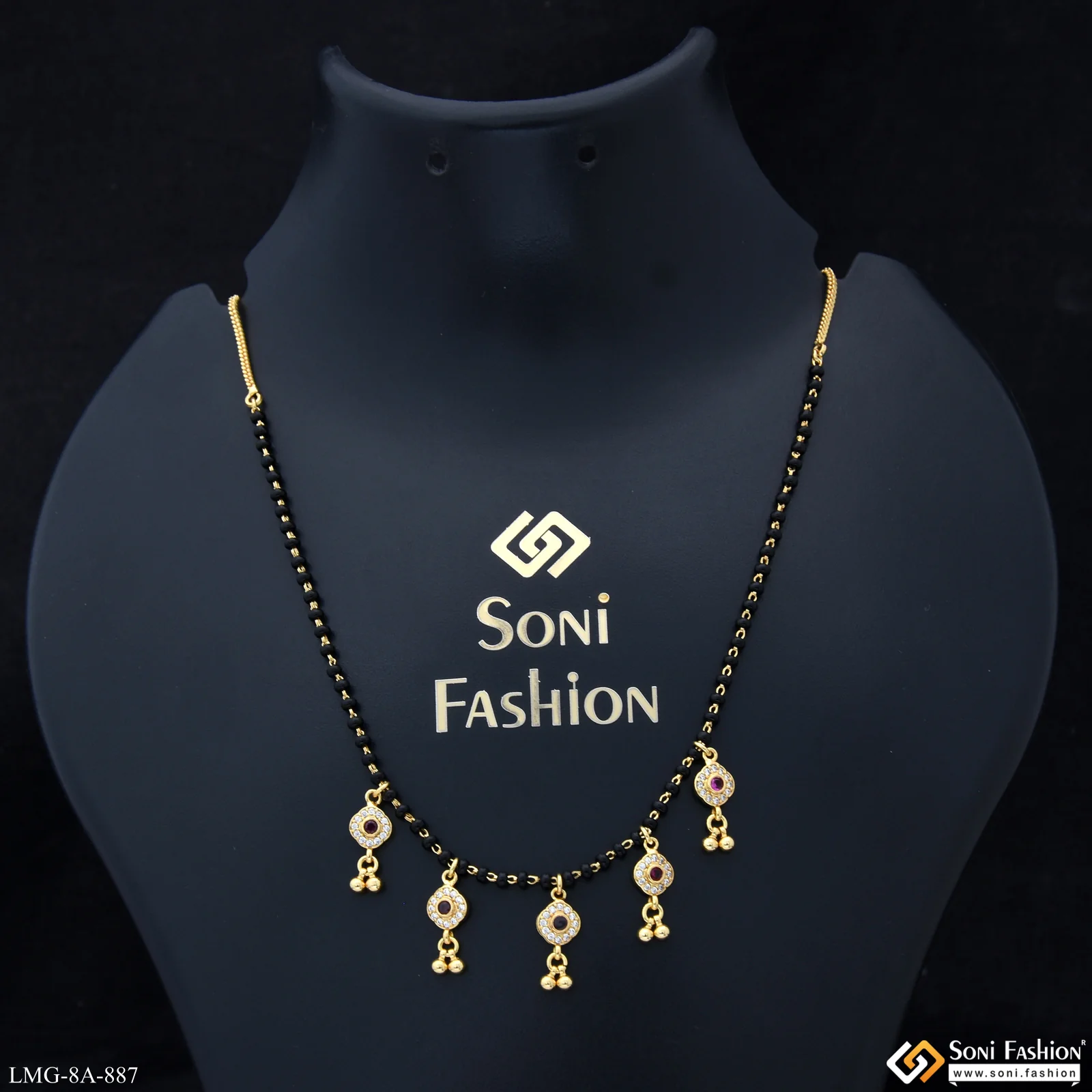 Fashionable Gold Plated Mangalsutra for Women - Style A887