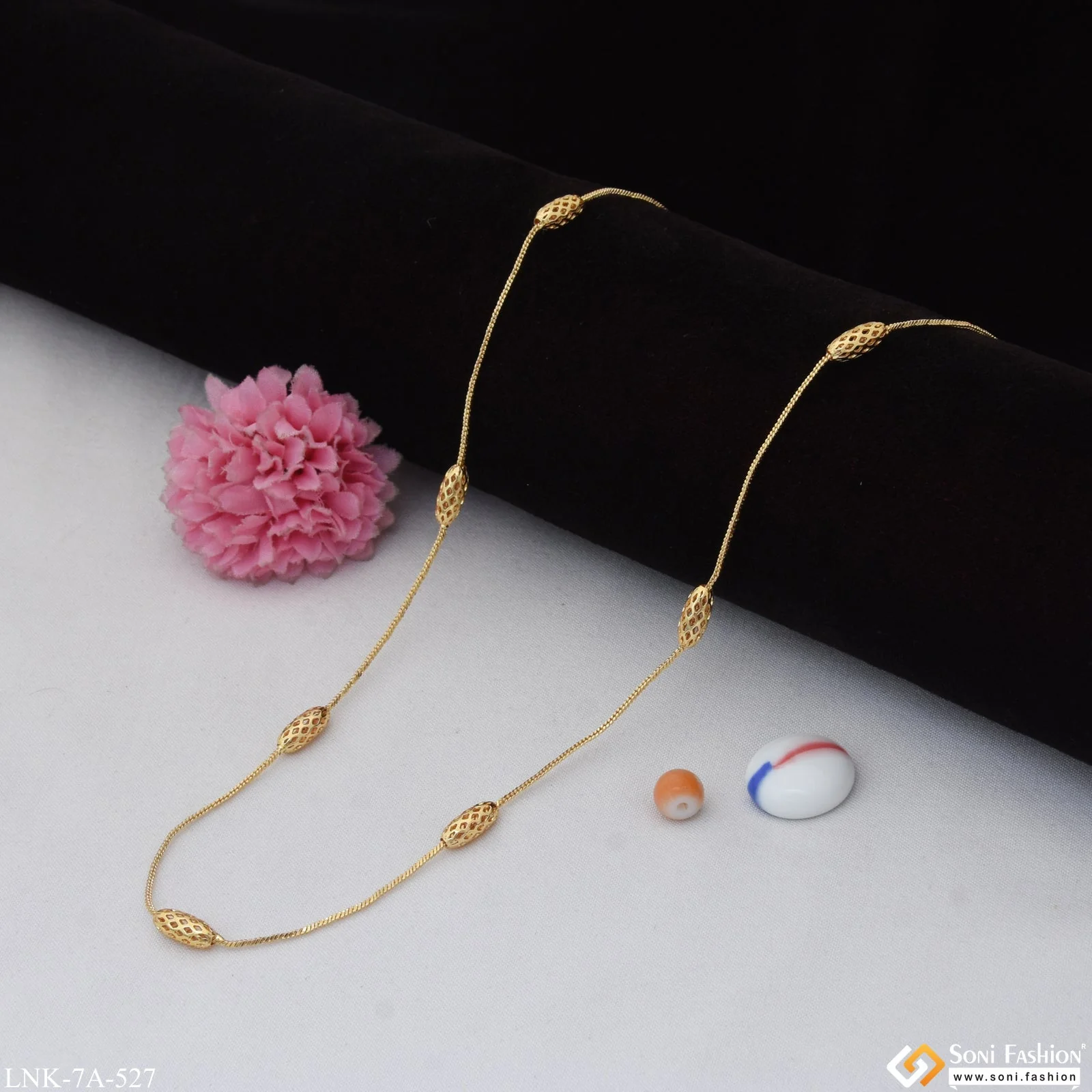 Funky Design Fashionable Gold Plated Chain for Ladies - Style A527 - Image 2