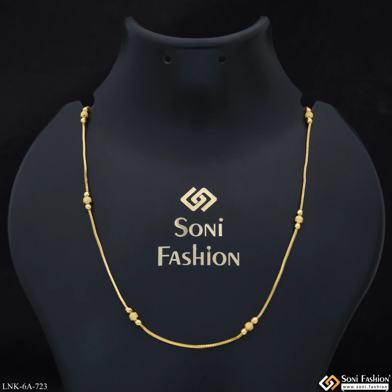 Gorgeous Design Gold Plated Chain for Ladies - Style A723 - Image 2
