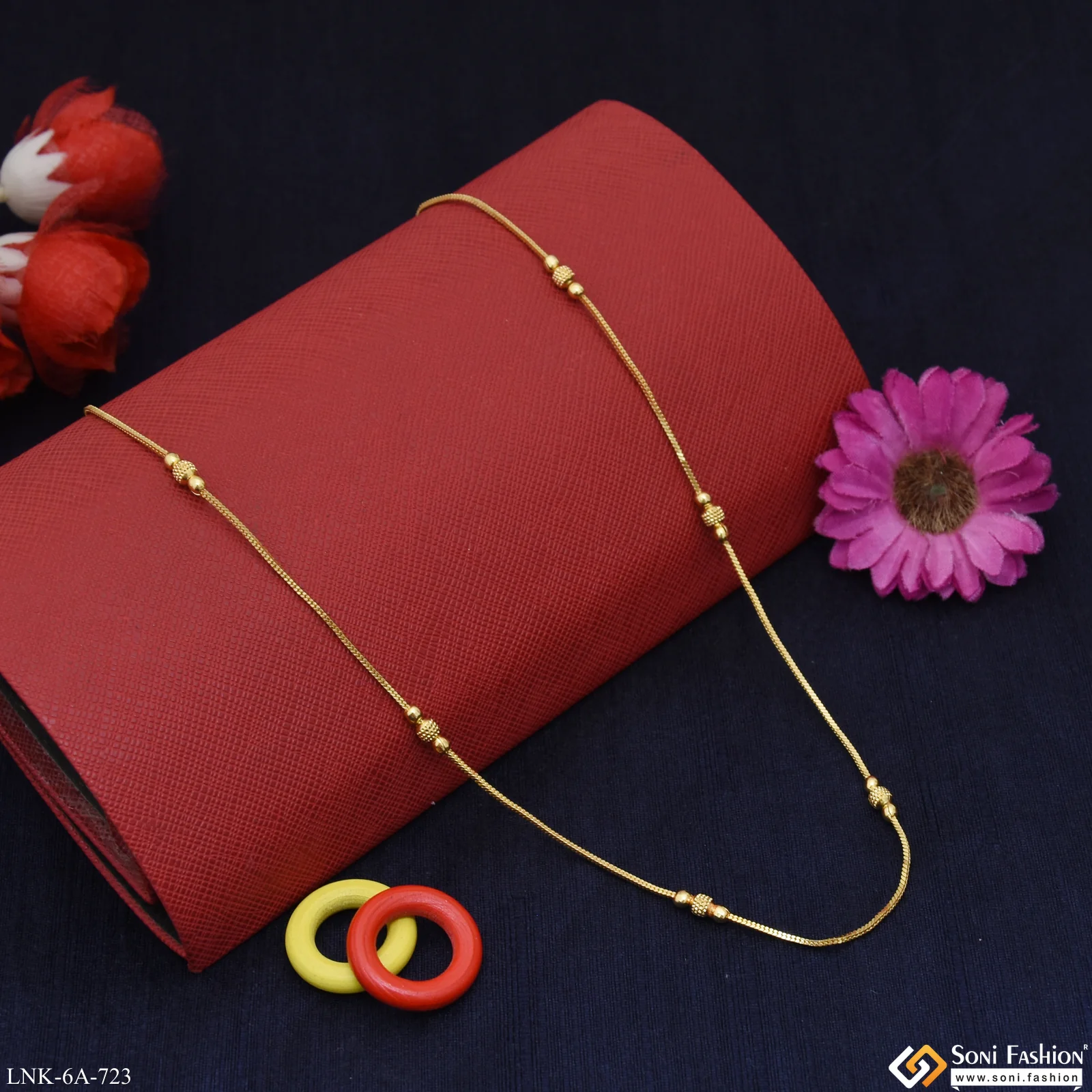Gorgeous Design Gold Plated Chain for Ladies - Style A723 - Image 5