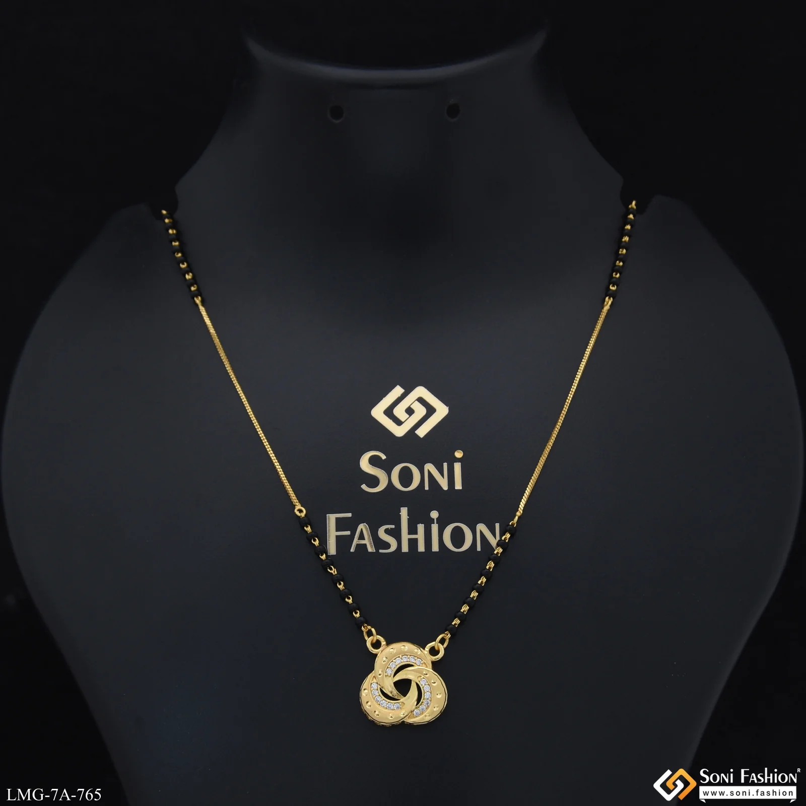 Graceful Design Gold Plated Mangalsutra for Women - Style A765
